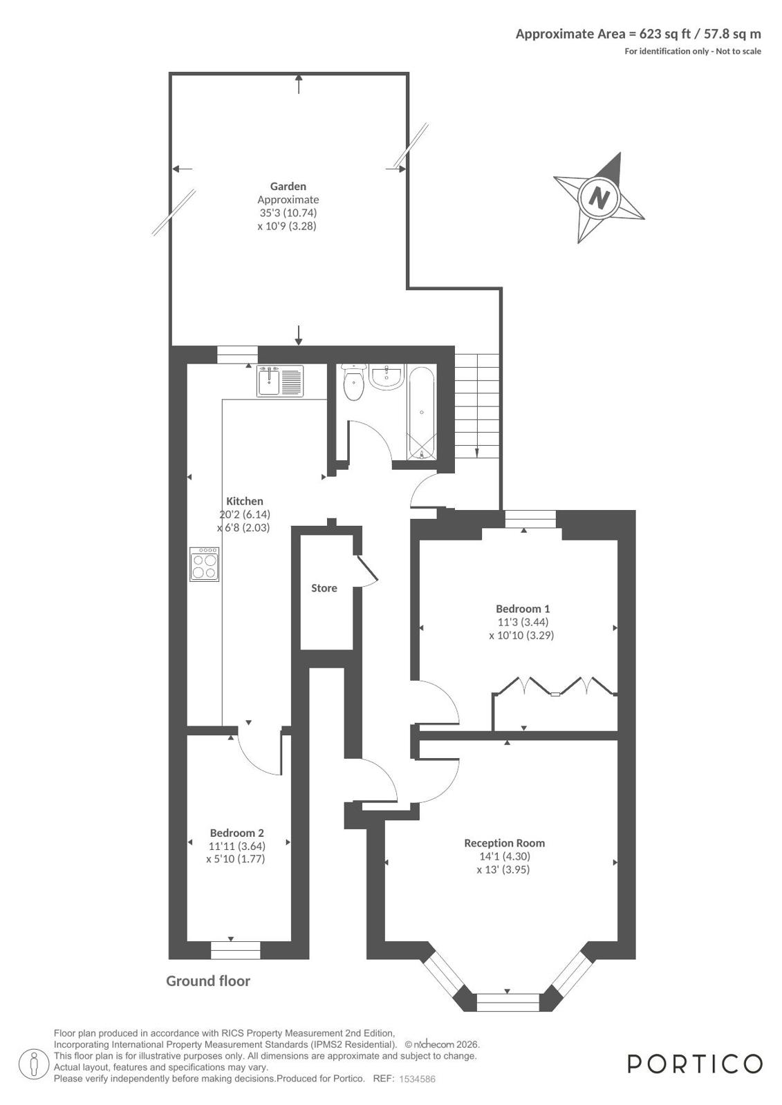 Wendell Road, London floorplan