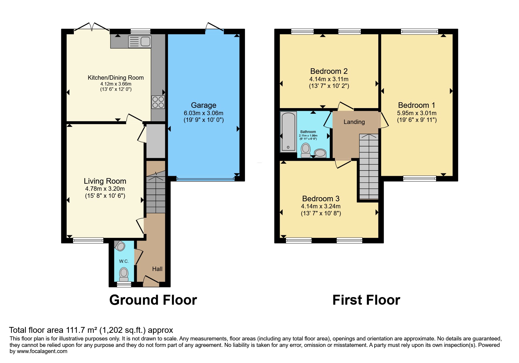 38, Penkridge Road, Church Gresley, Swadlincote floorplan