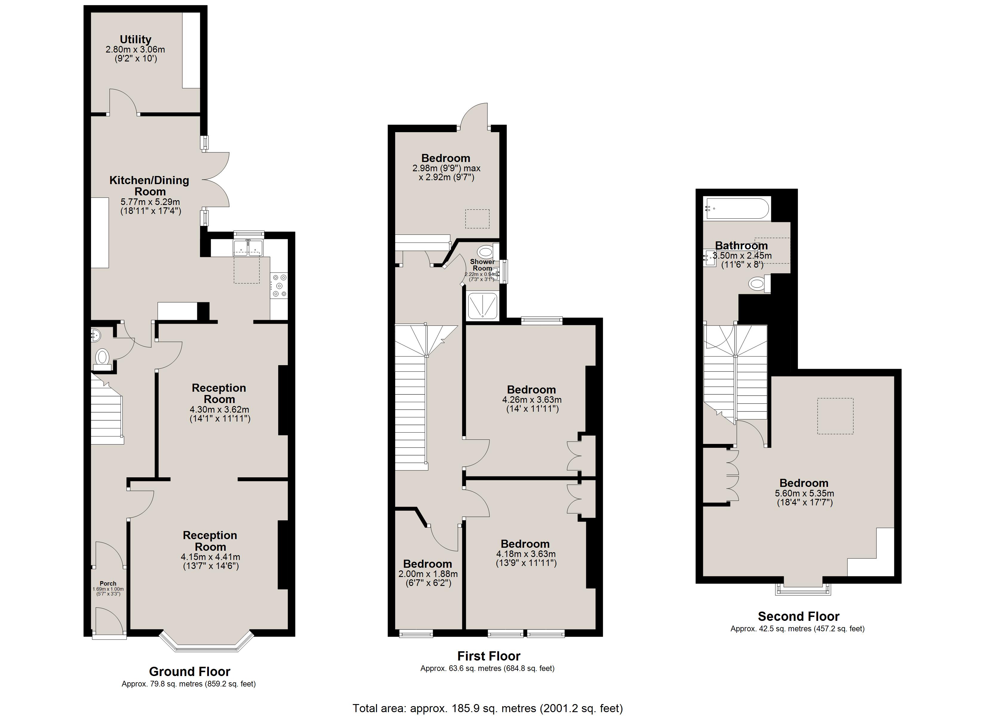 200, Jesmond Dene Road, Newcastle Upon Tyne floorplan