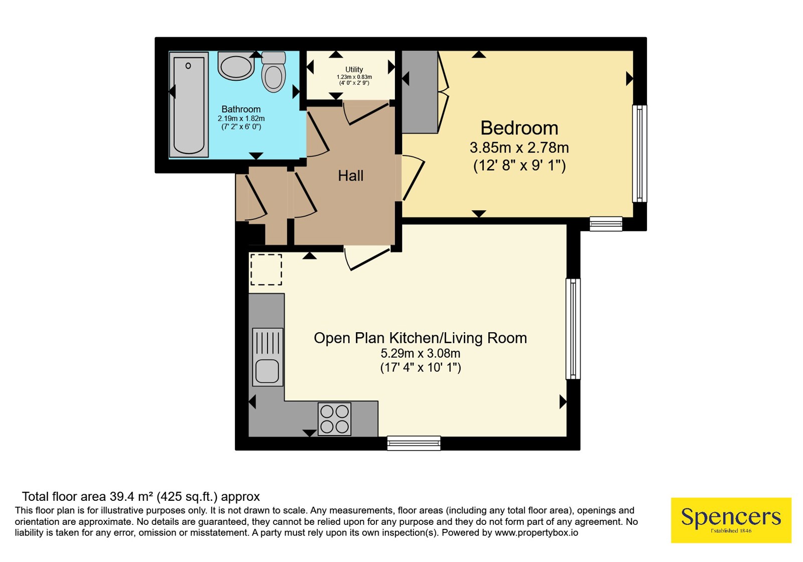 Apartment 7, Stonesby Square, 24A, De Montfort Street, Leicestershire floorplan