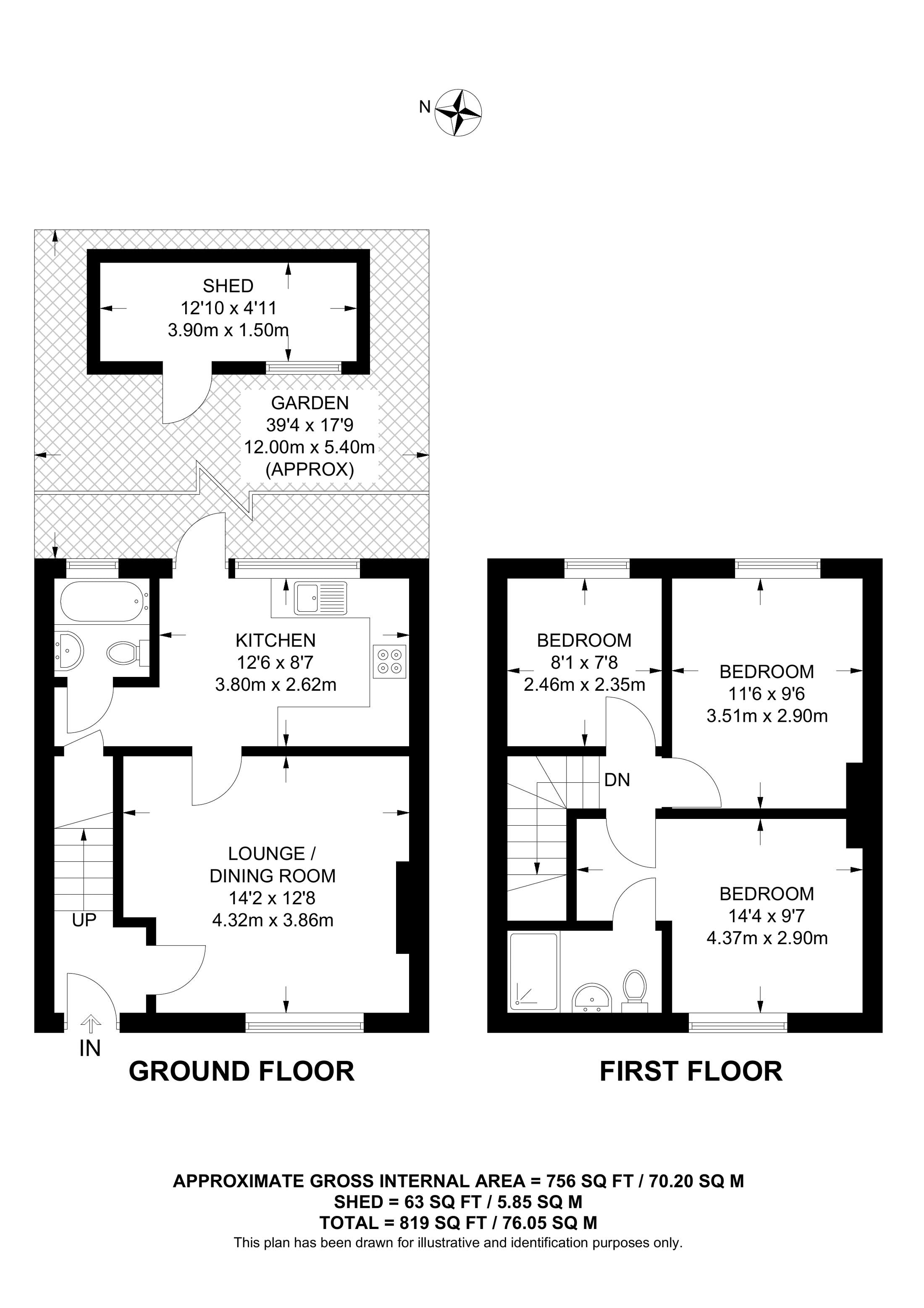 Midleton Road, New Malden floorplan