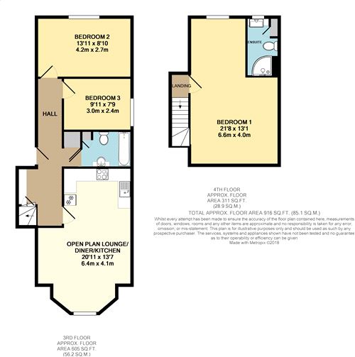 3 Bedrooms Flat to rent in Brigstock Road, Thornton Heath, Surrey CR7