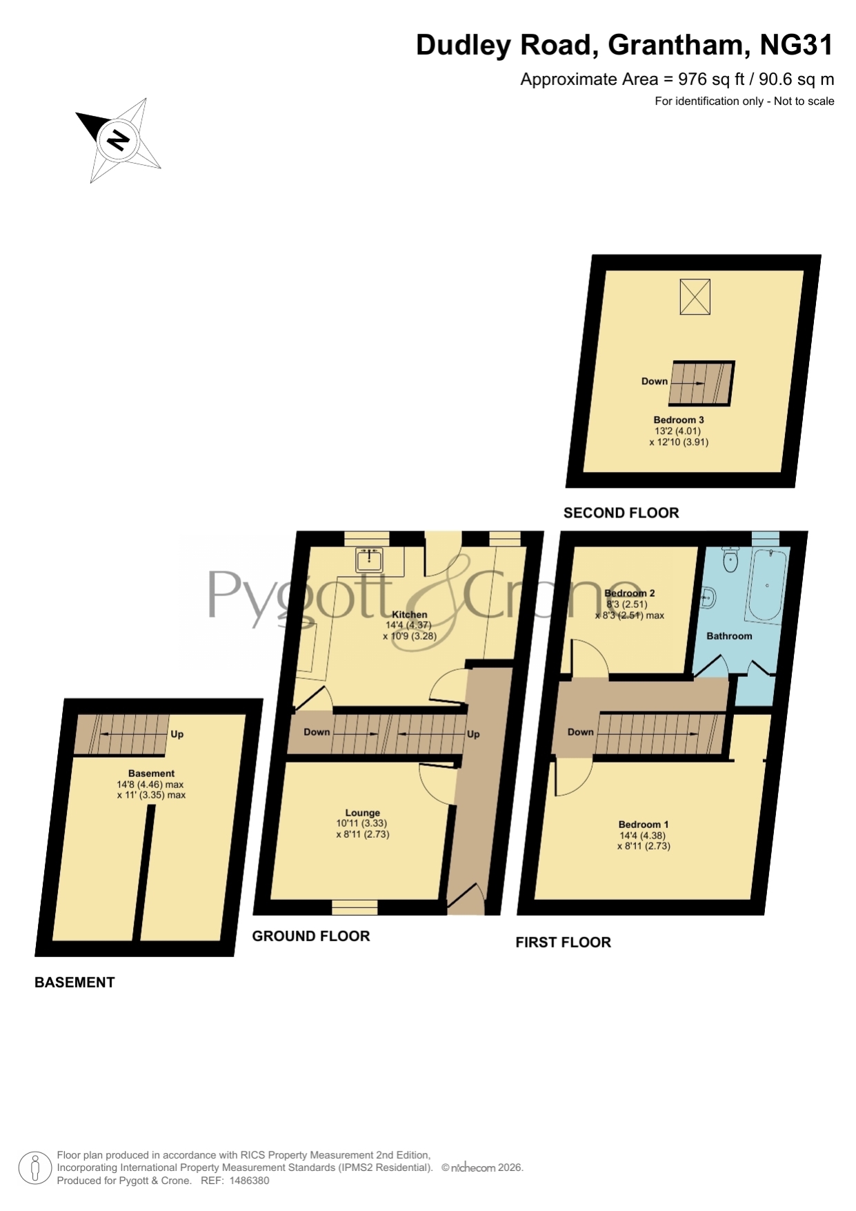 129, Dudley Road, Grantham floorplan
