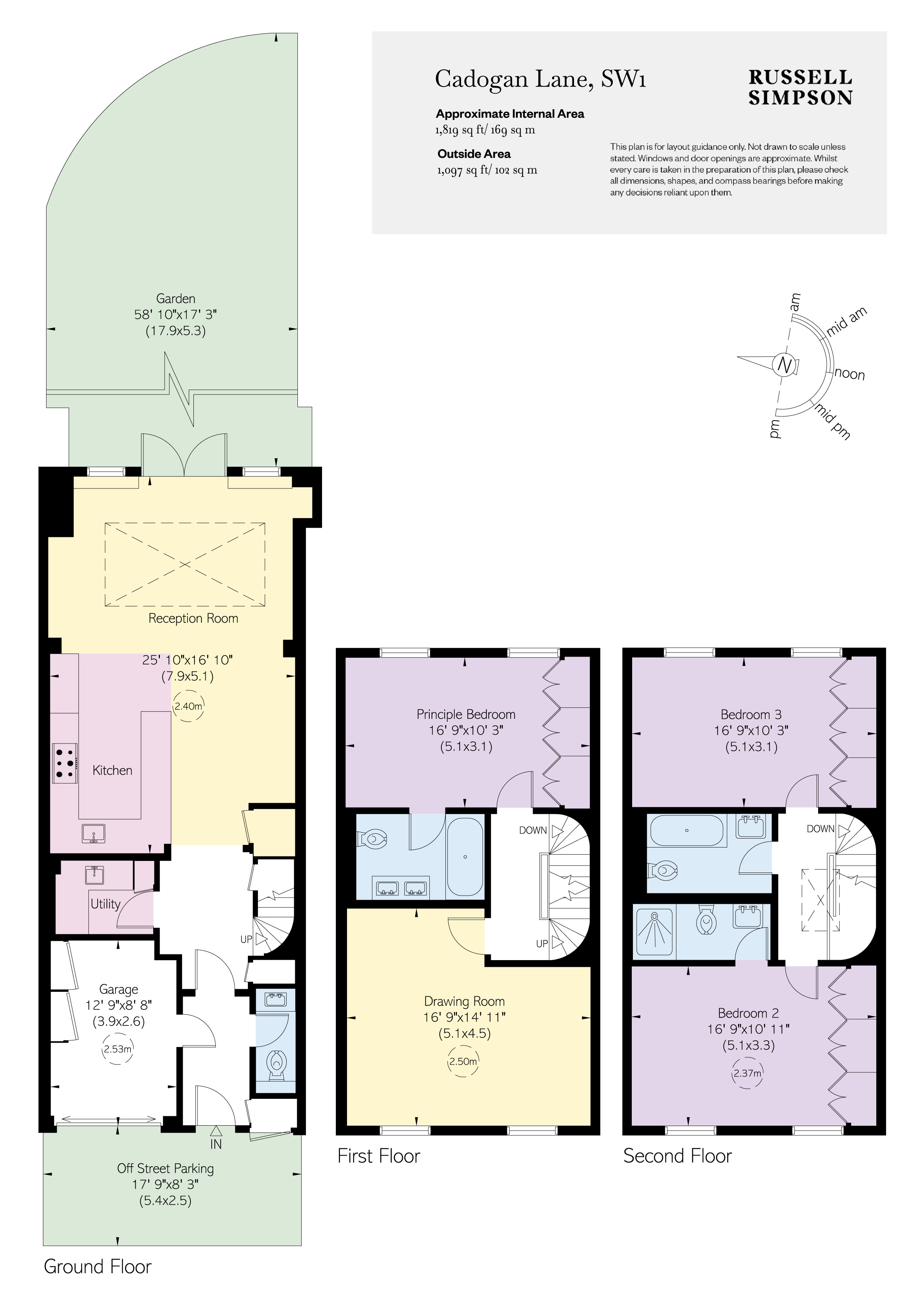 33, Cadogan Lane, Belgravia floorplan