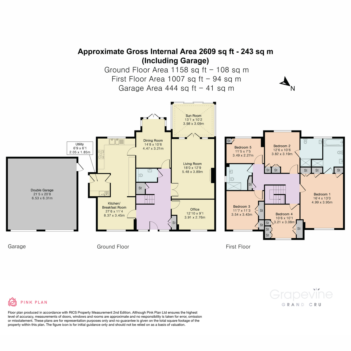 5, Maple Grove, Reading floorplan