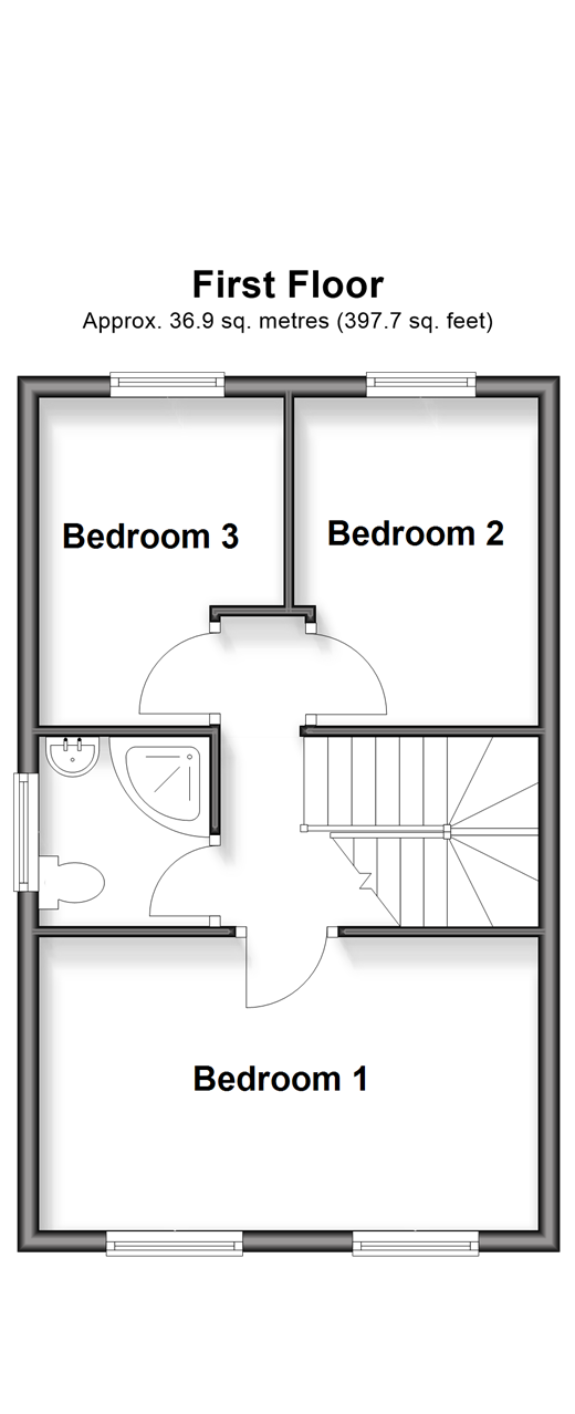 Moor View, Godshill floorplan
