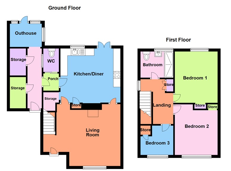 17, Oldfield Crescent, Doncaster floorplan