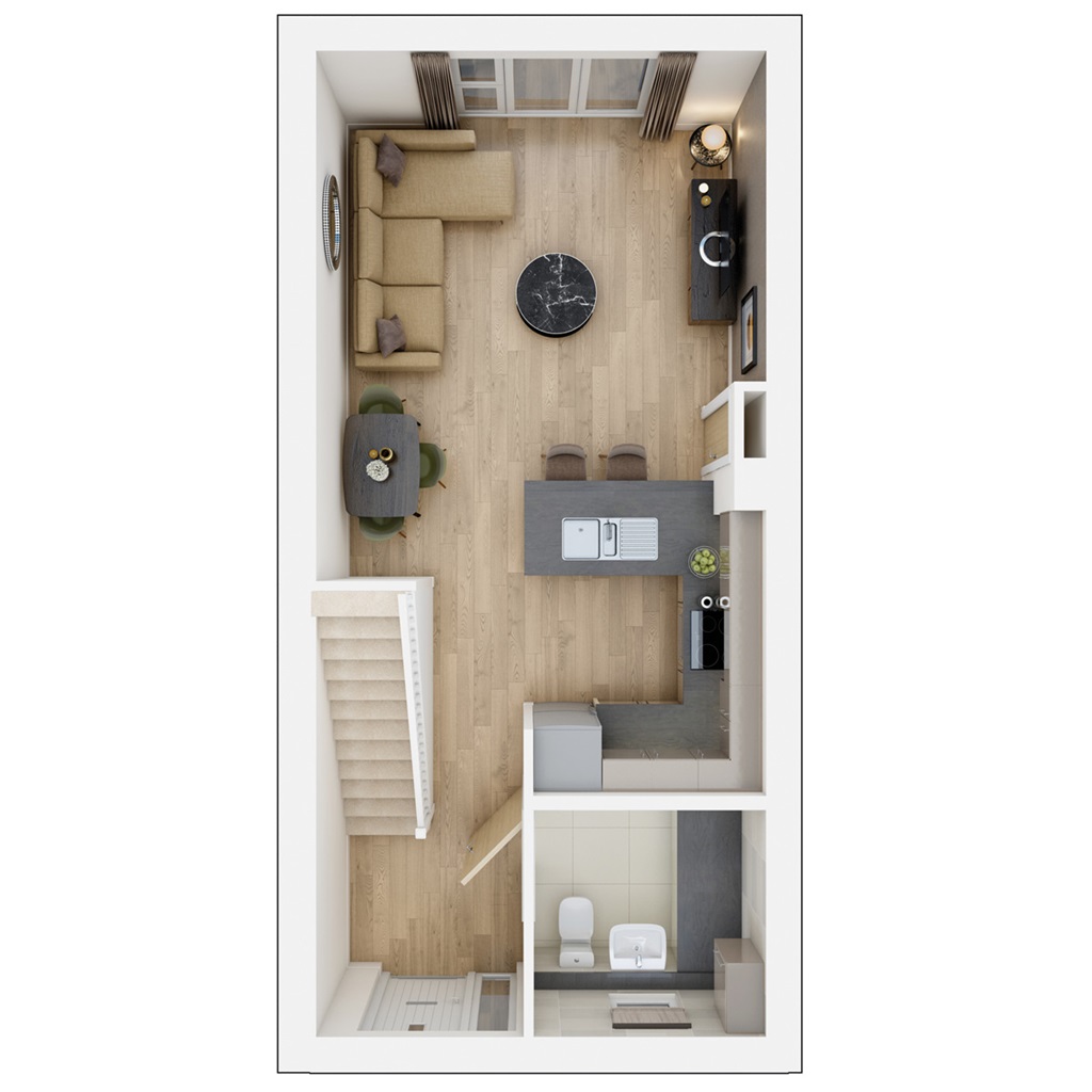 The Beaford - Plot 298, St Augustines Place, 34 Pincushion Avenue, Herne Bay floorplan