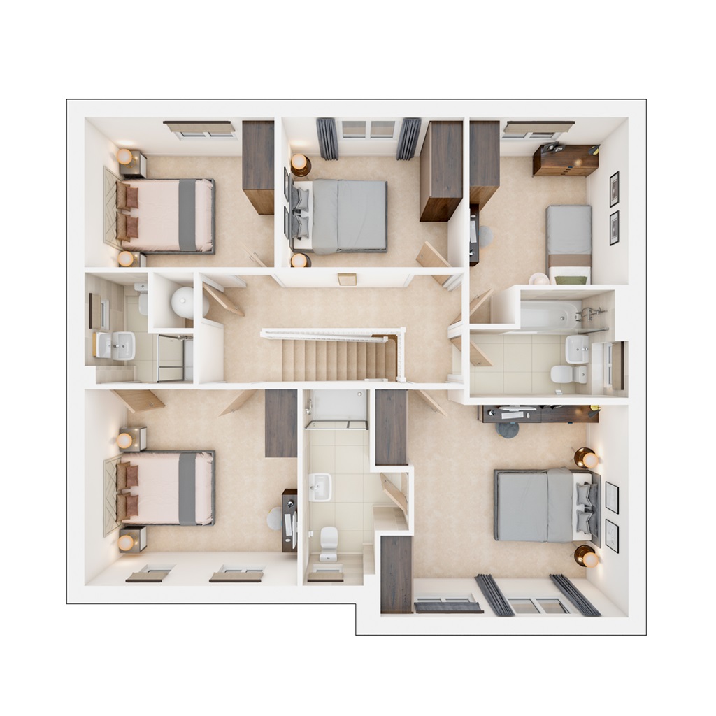 The Lavenham - Plot 436, Clare Garden Village, Off Llantwit Major Road, Cowbridge floorplan