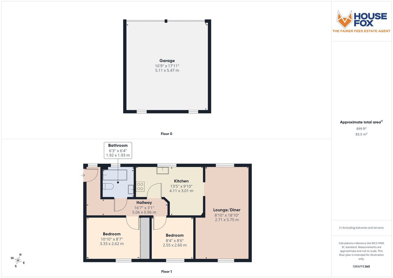 78, Pastures Avenue, Weston-Super-Mare floorplan