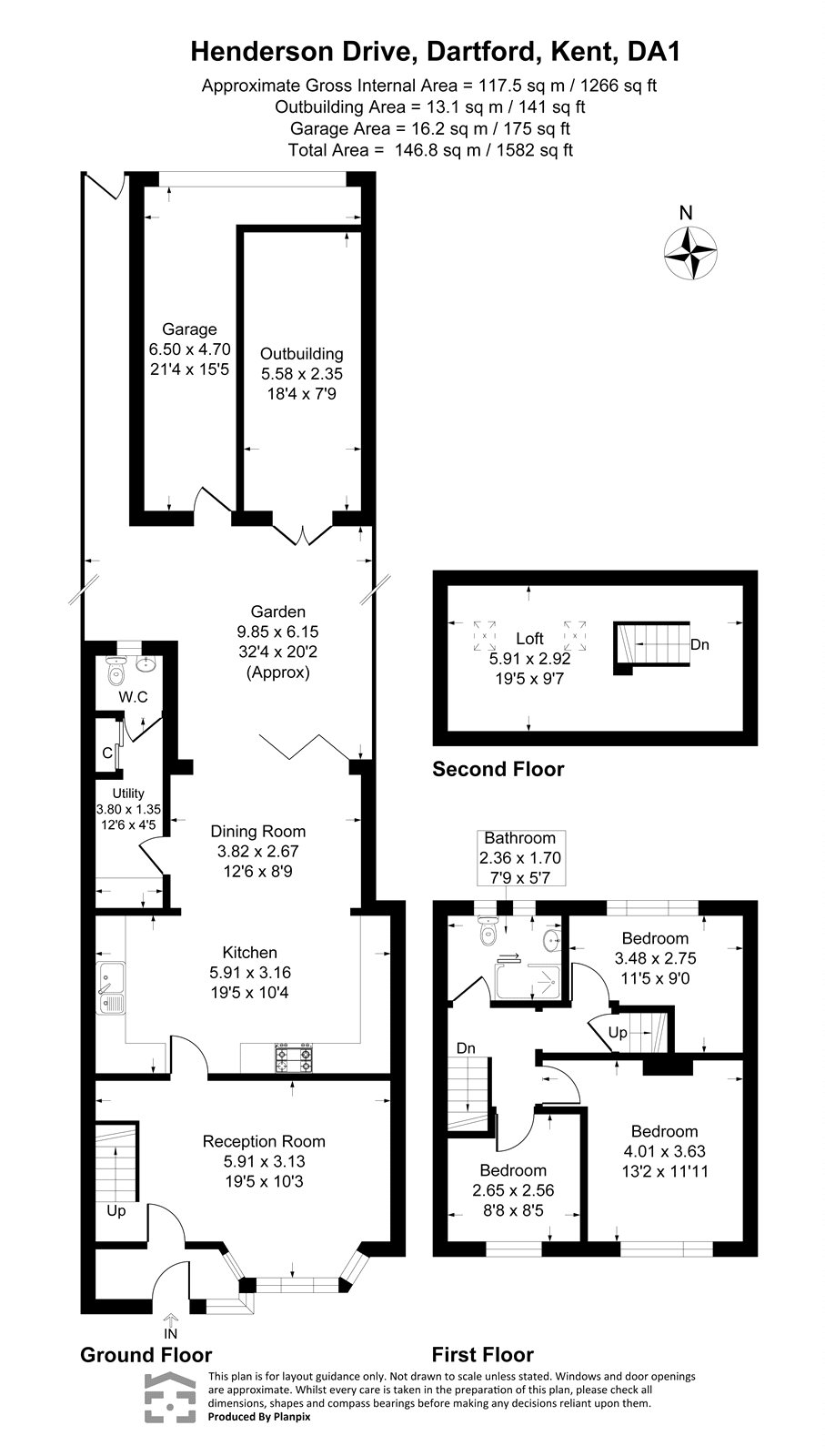 Henderson Drive, Kent floorplan
