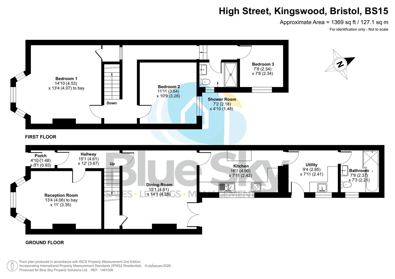 65, High Street, Bristol floorplan