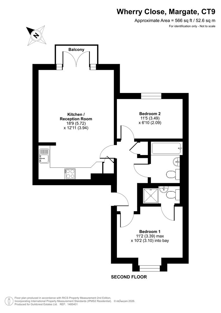 9, Wherry Close, Margate floorplan