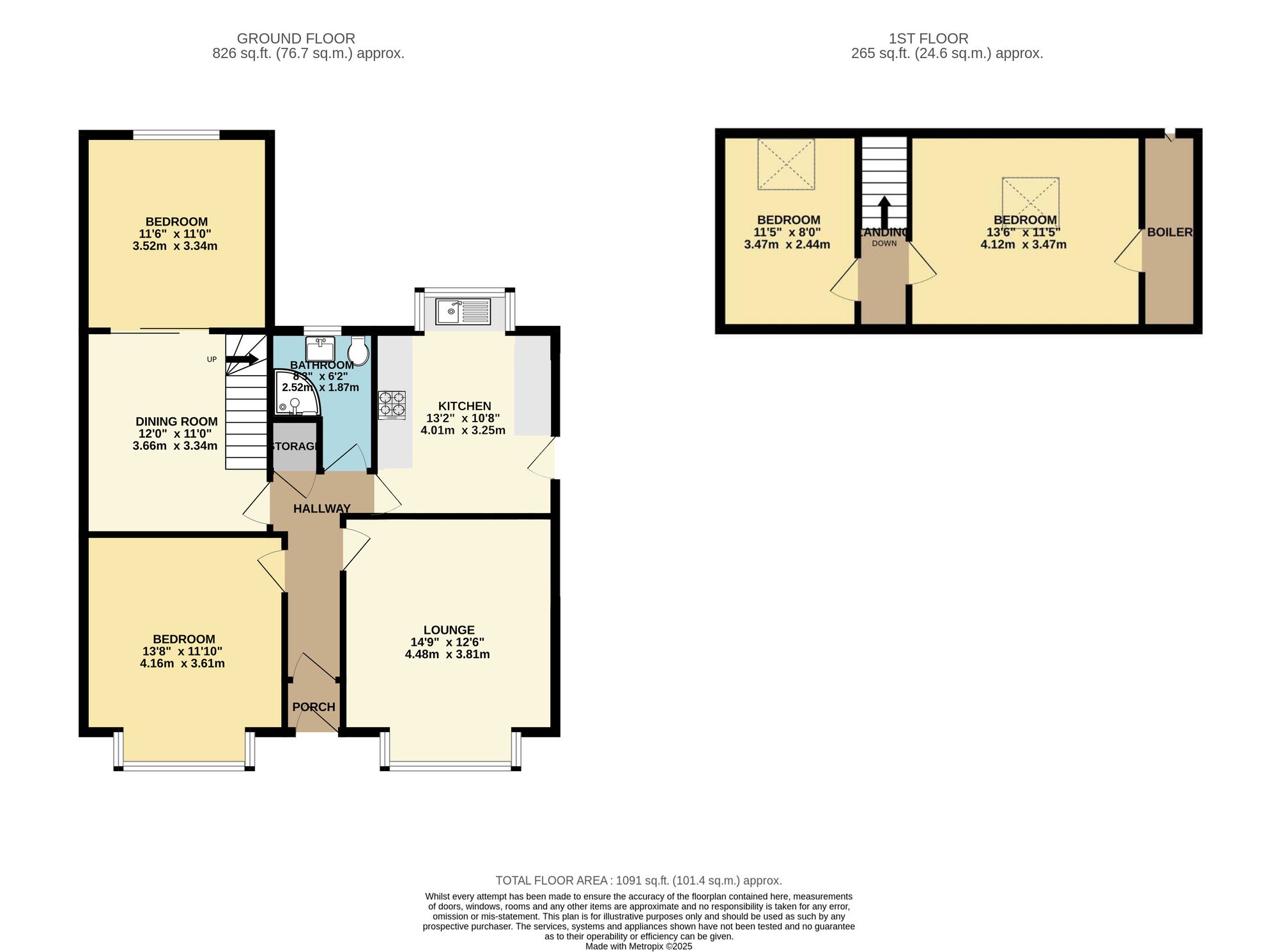 3 Carlton Road, Warrington floorplan