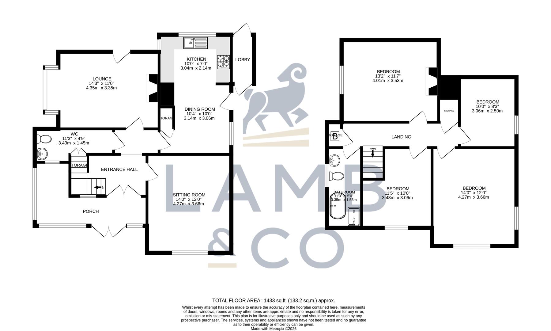 178, Frinton Road, Frinton-On-Sea floorplan