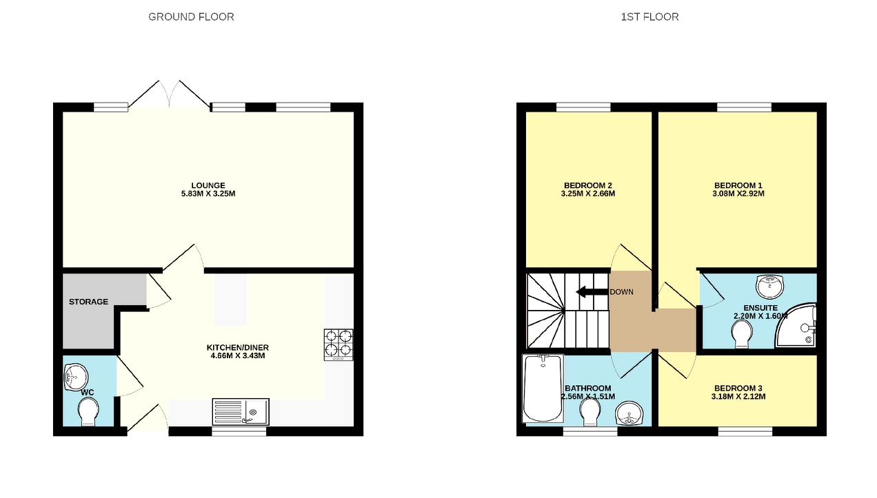 6, Rufford Close, Newark floorplan