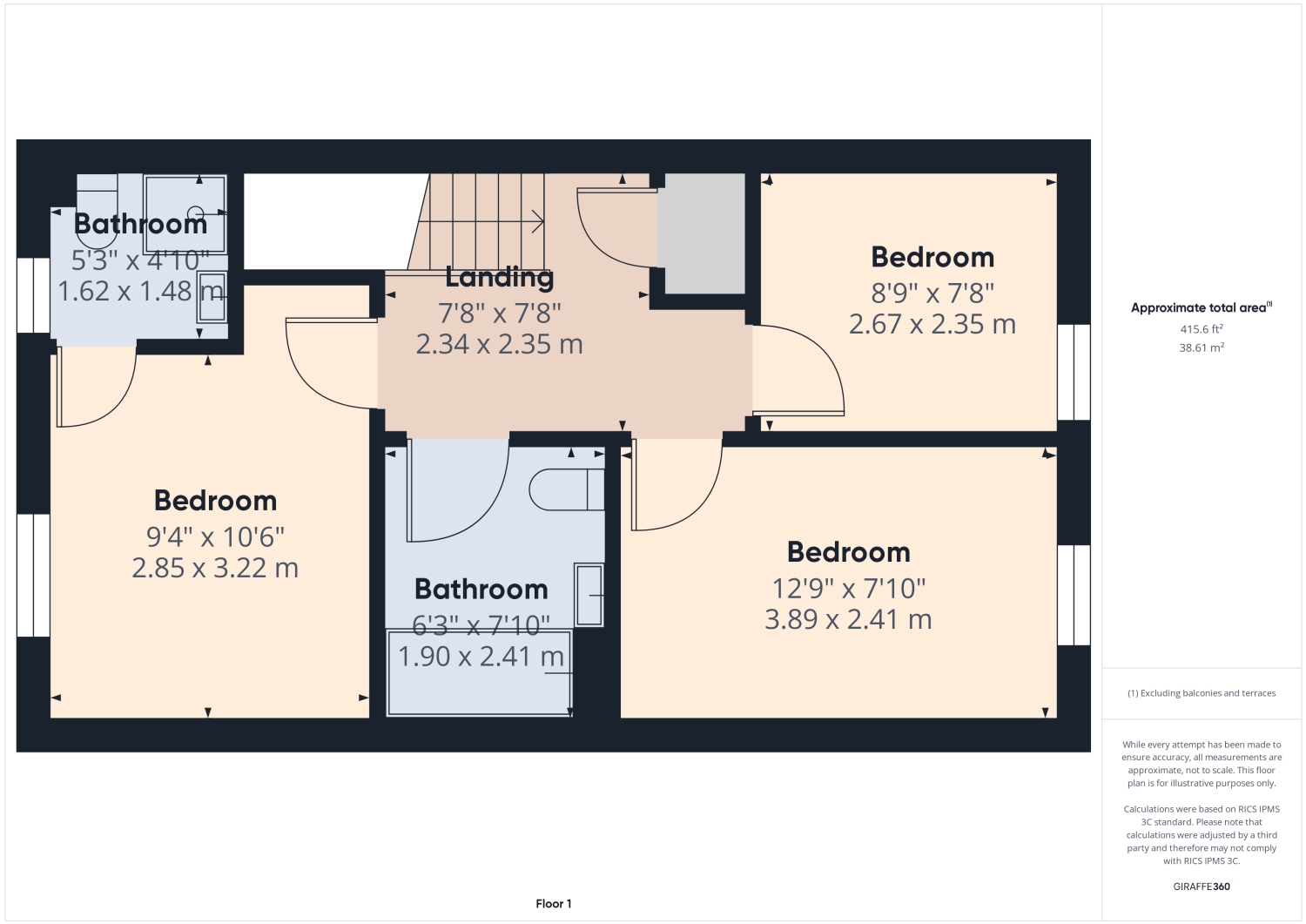 4, James View, Bordon floorplan