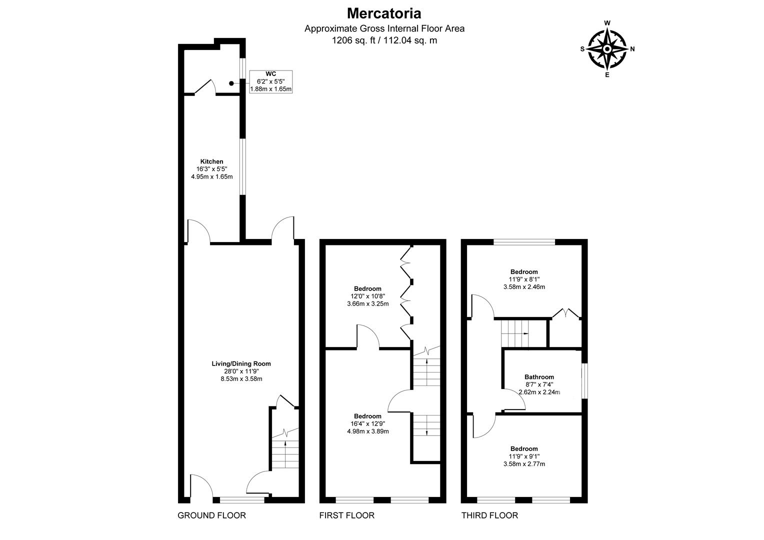 6, Mercatoria, St Leonards on Sea, St. Leonards-On-Sea floorplan