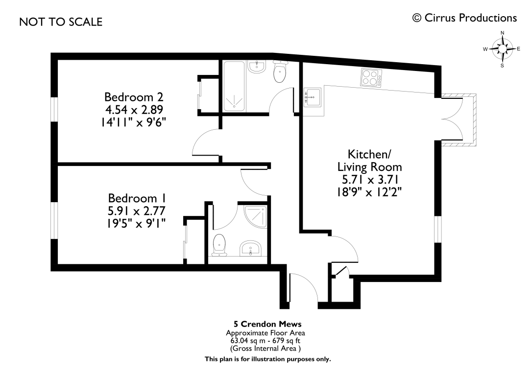 2 Bedrooms Flat to rent in Crendon Street, High Wycombe HP13