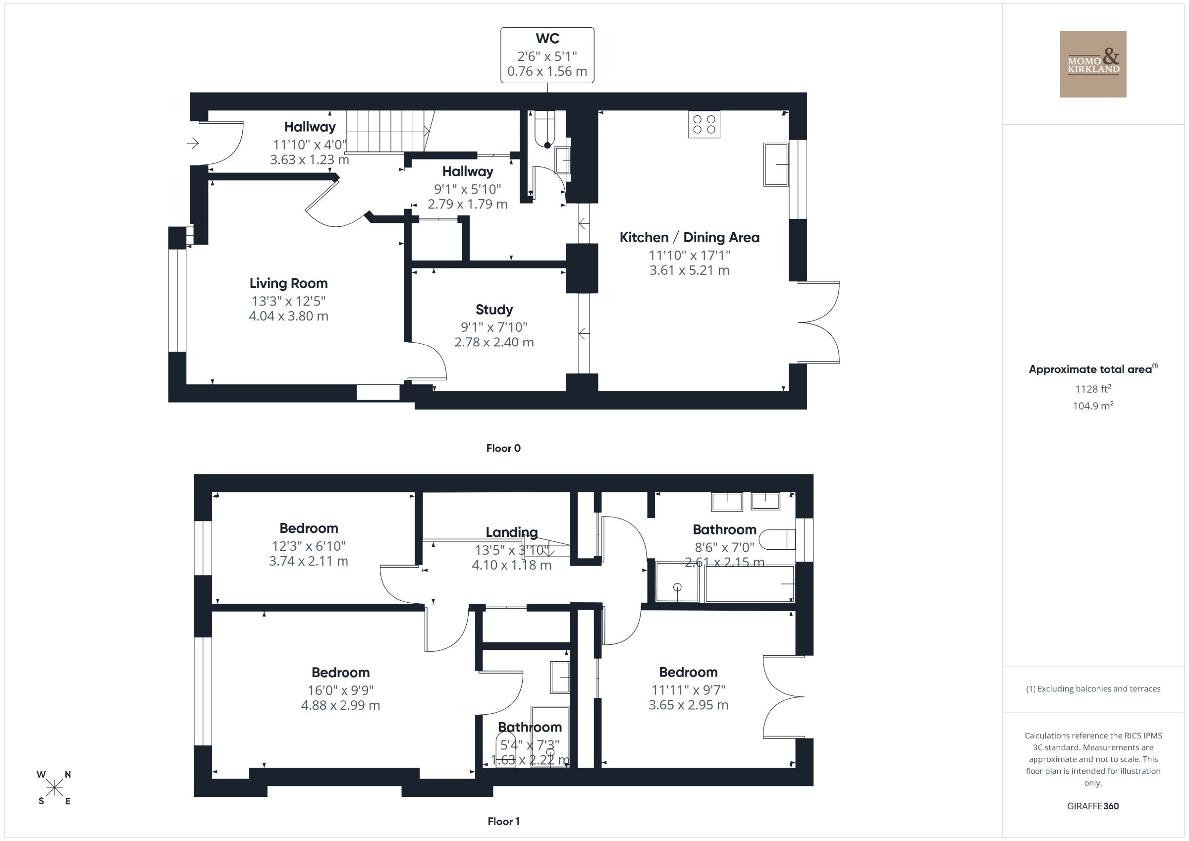 204 Orchard Park Avenue, Glasgow floorplan