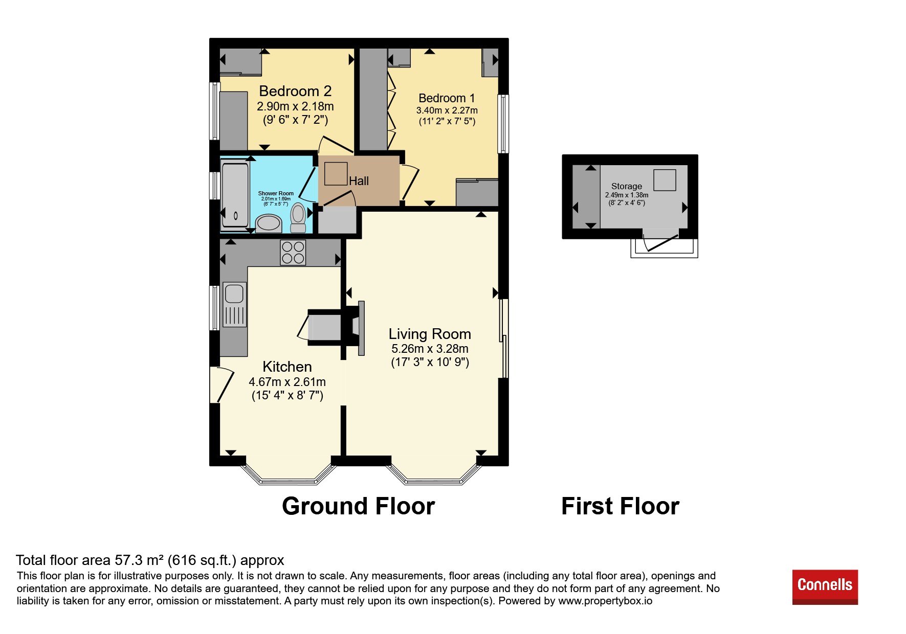 12, Mullenscote Mobile Home Park, Andover floorplan