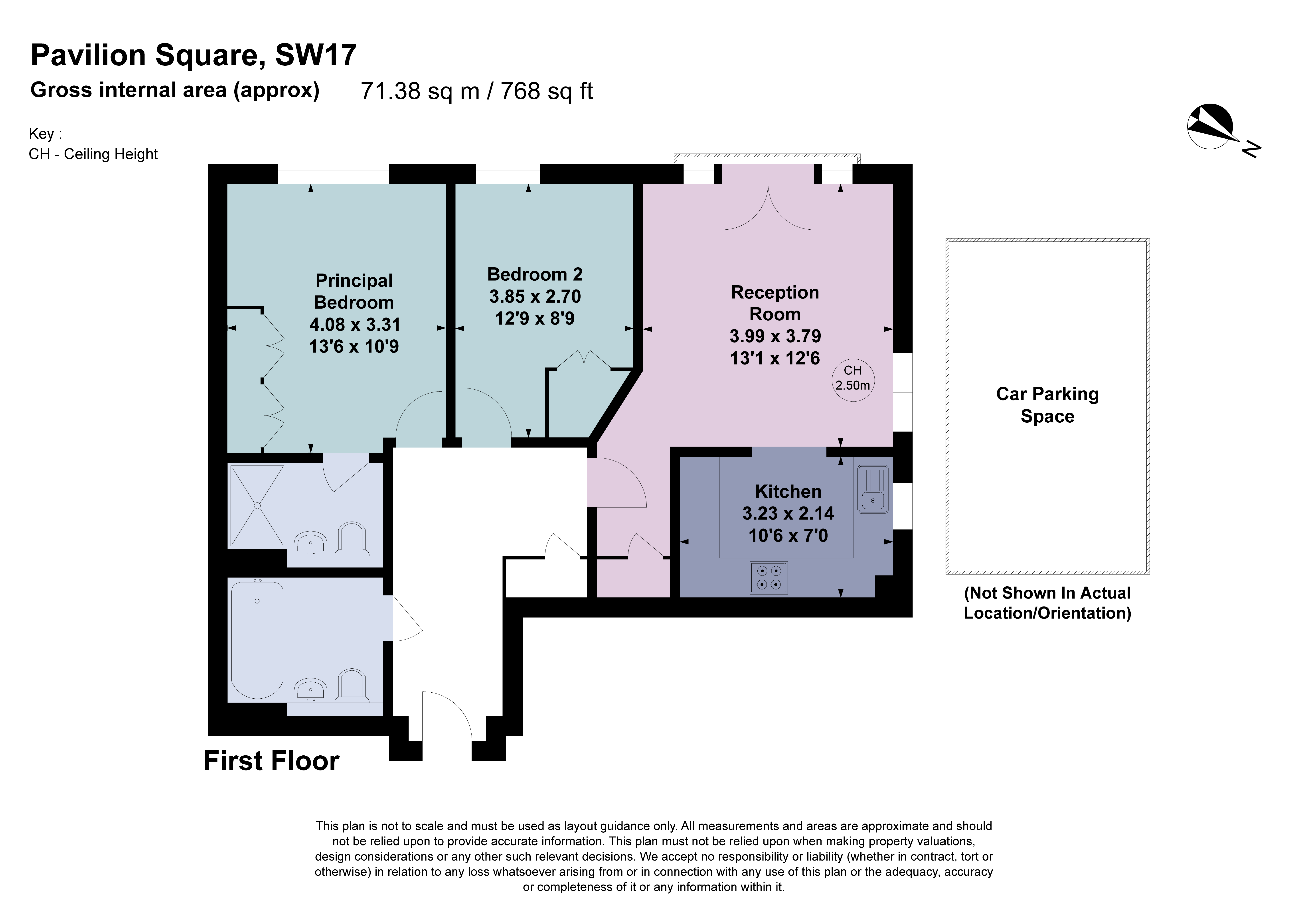 23, Pavilion Square, London floorplan
