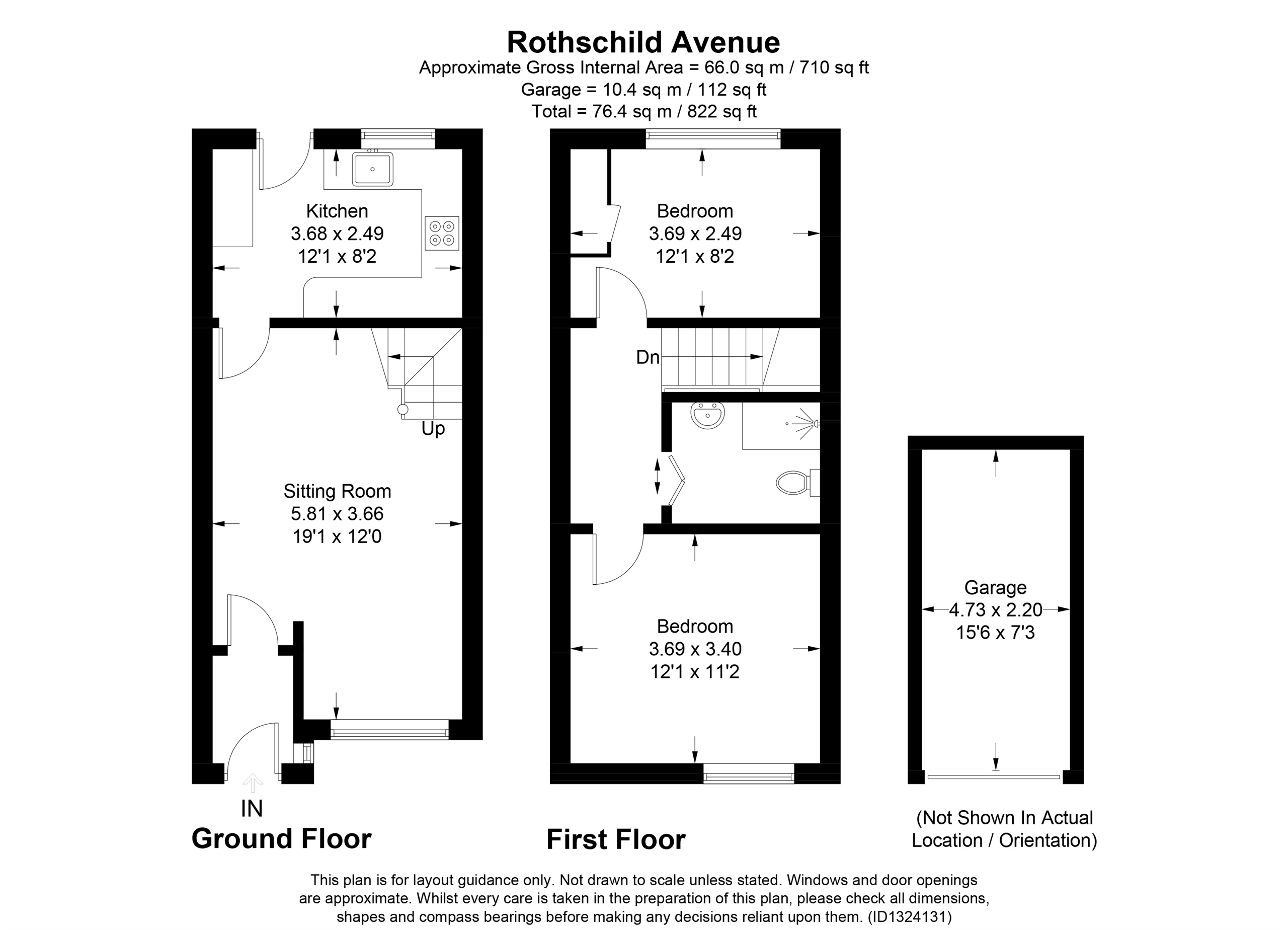 3, Rothschild Avenue, AYLESBURY floorplan