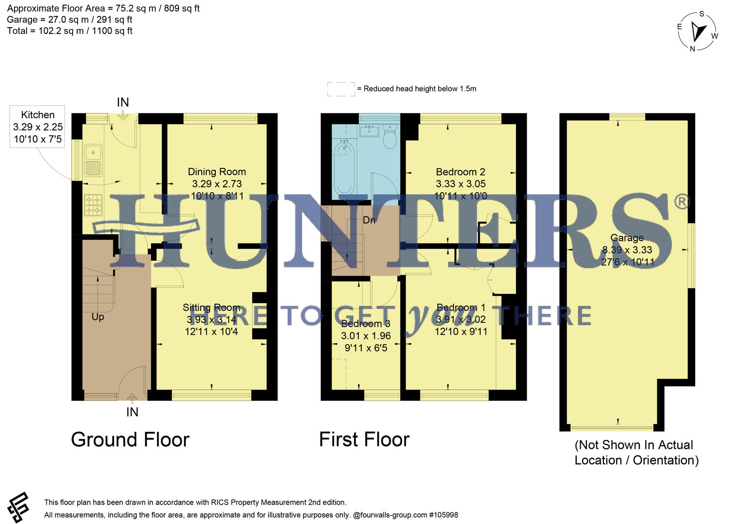 34, Fieldhead Drive, Leeds floorplan