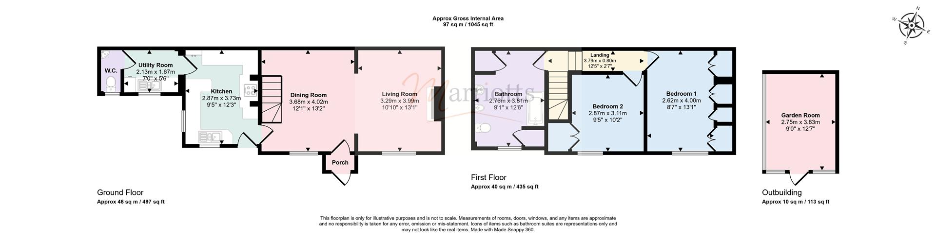 2 The Forge, Main Street, Nottingham floorplan