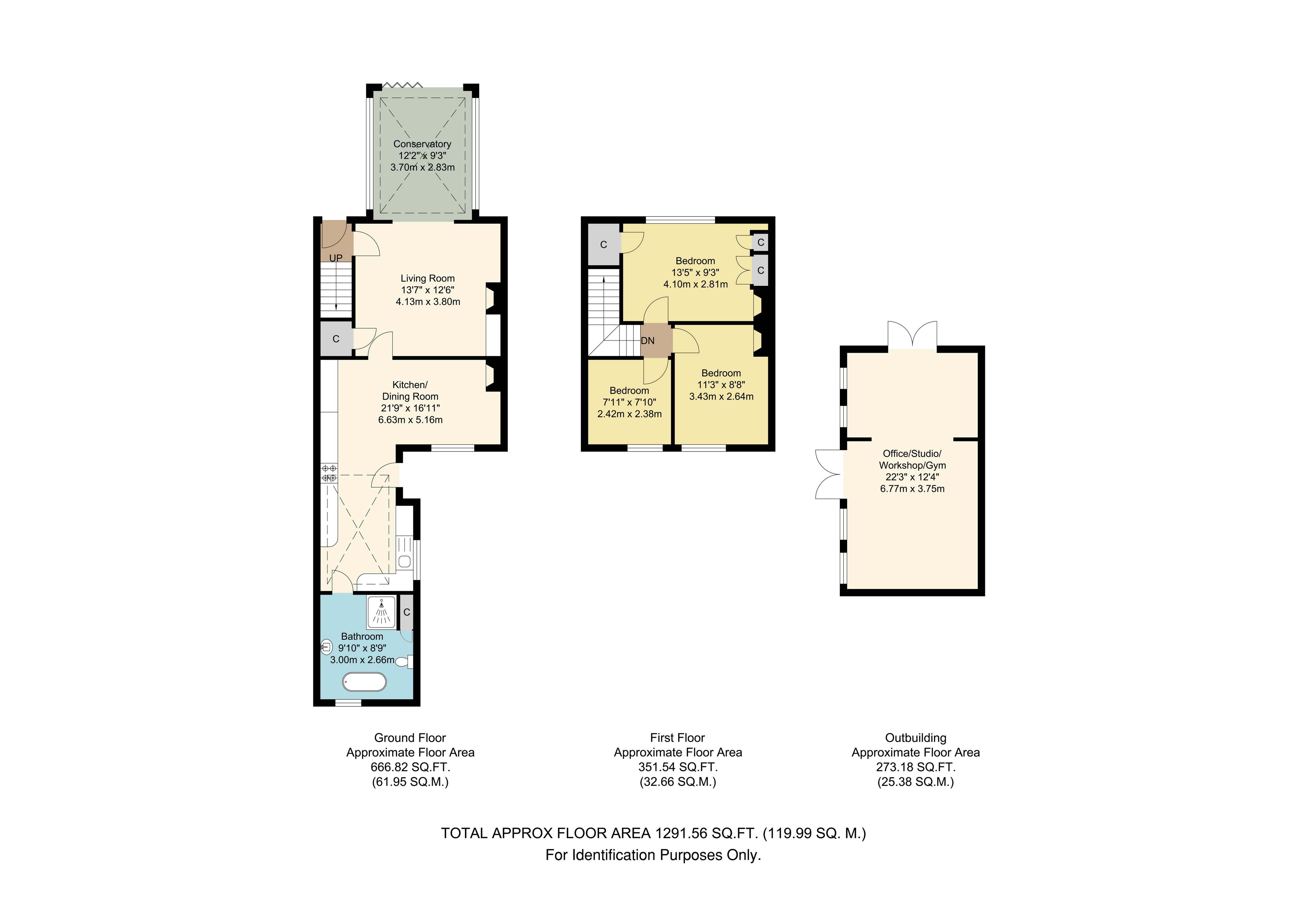 3, Skeynes Farm Cottages, Edenbridge floorplan