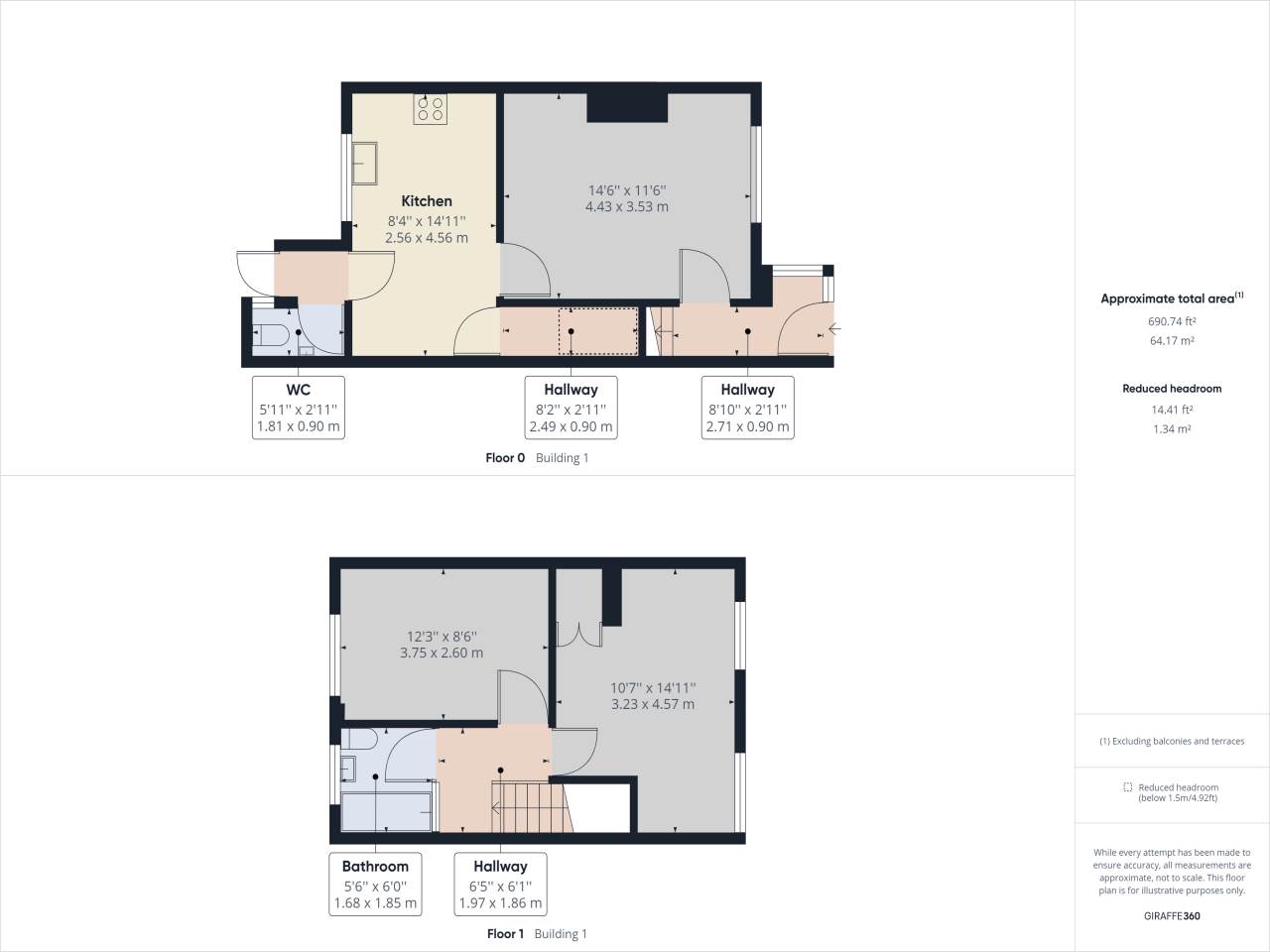 31, Cosgrove Close, Peterborough floorplan