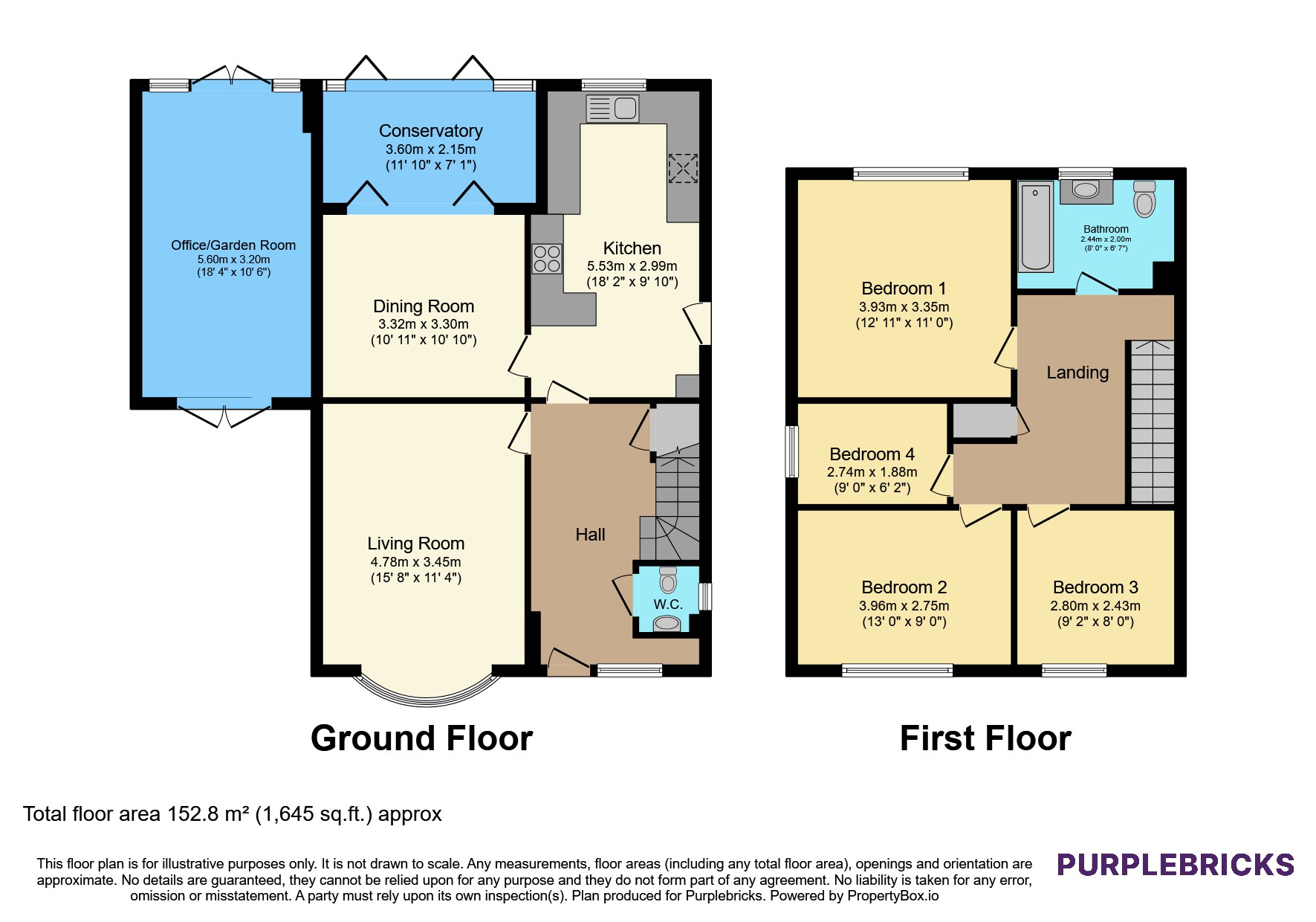 6, Field Close, Gosport floorplan