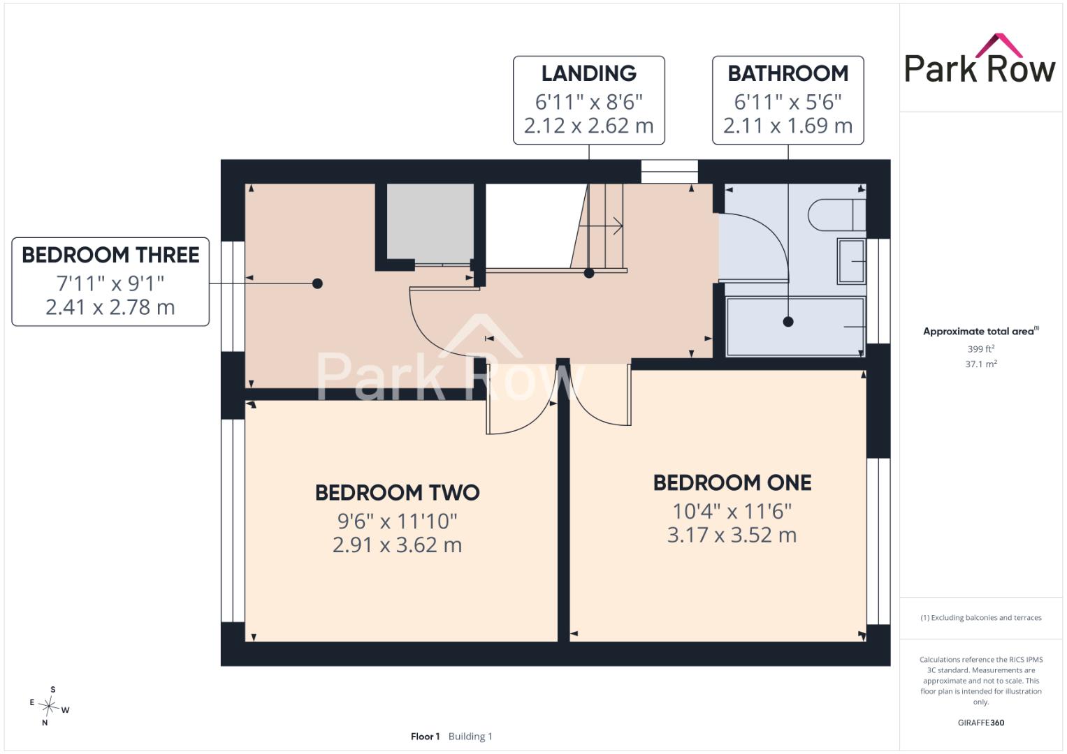 64, Park Avenue, Leeds floorplan