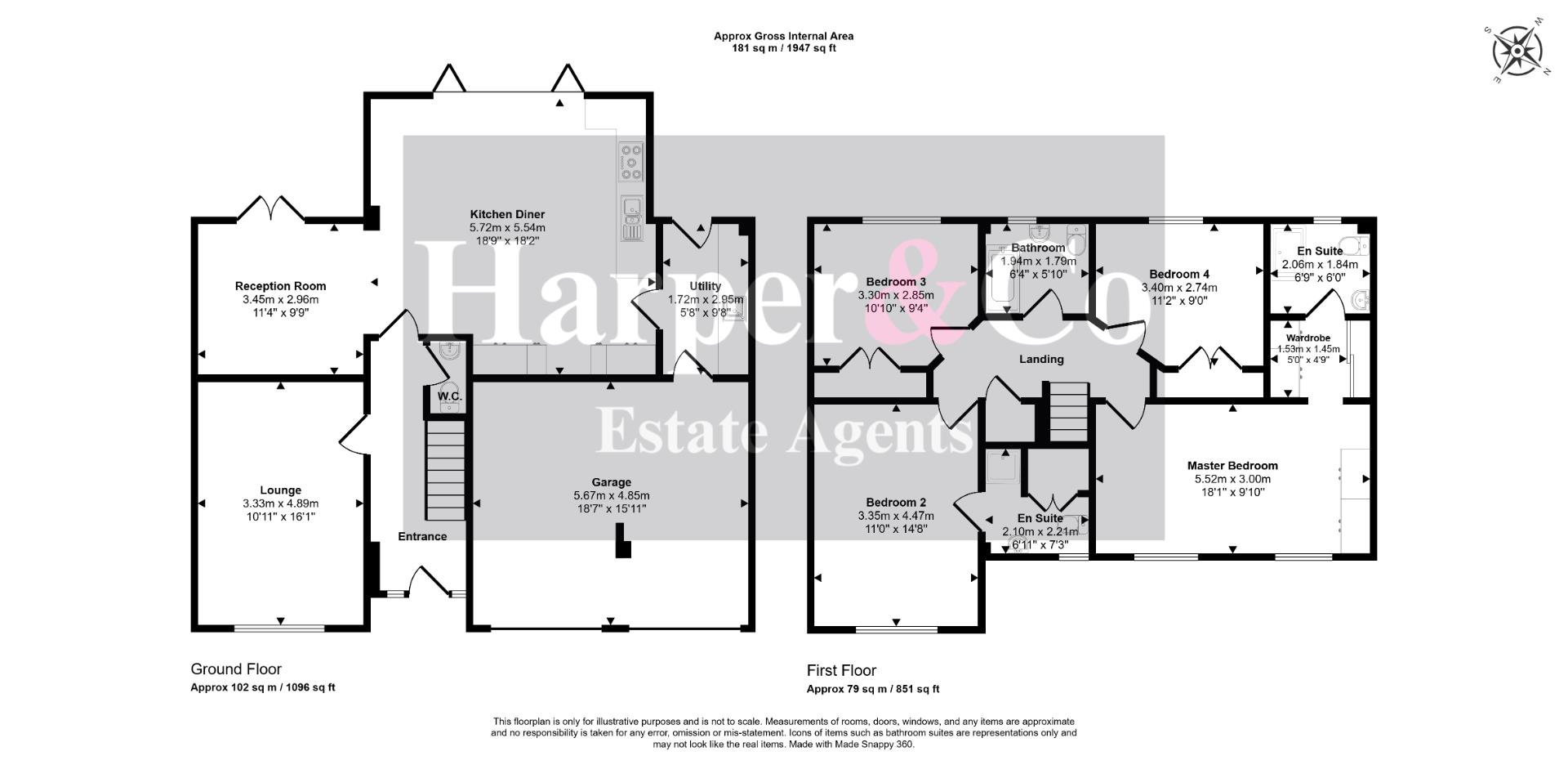 83, Westminster Oval, Stockton-On-Tees floorplan