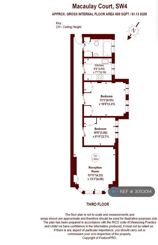 Macaulay Court Macaulay Road, London floorplan
