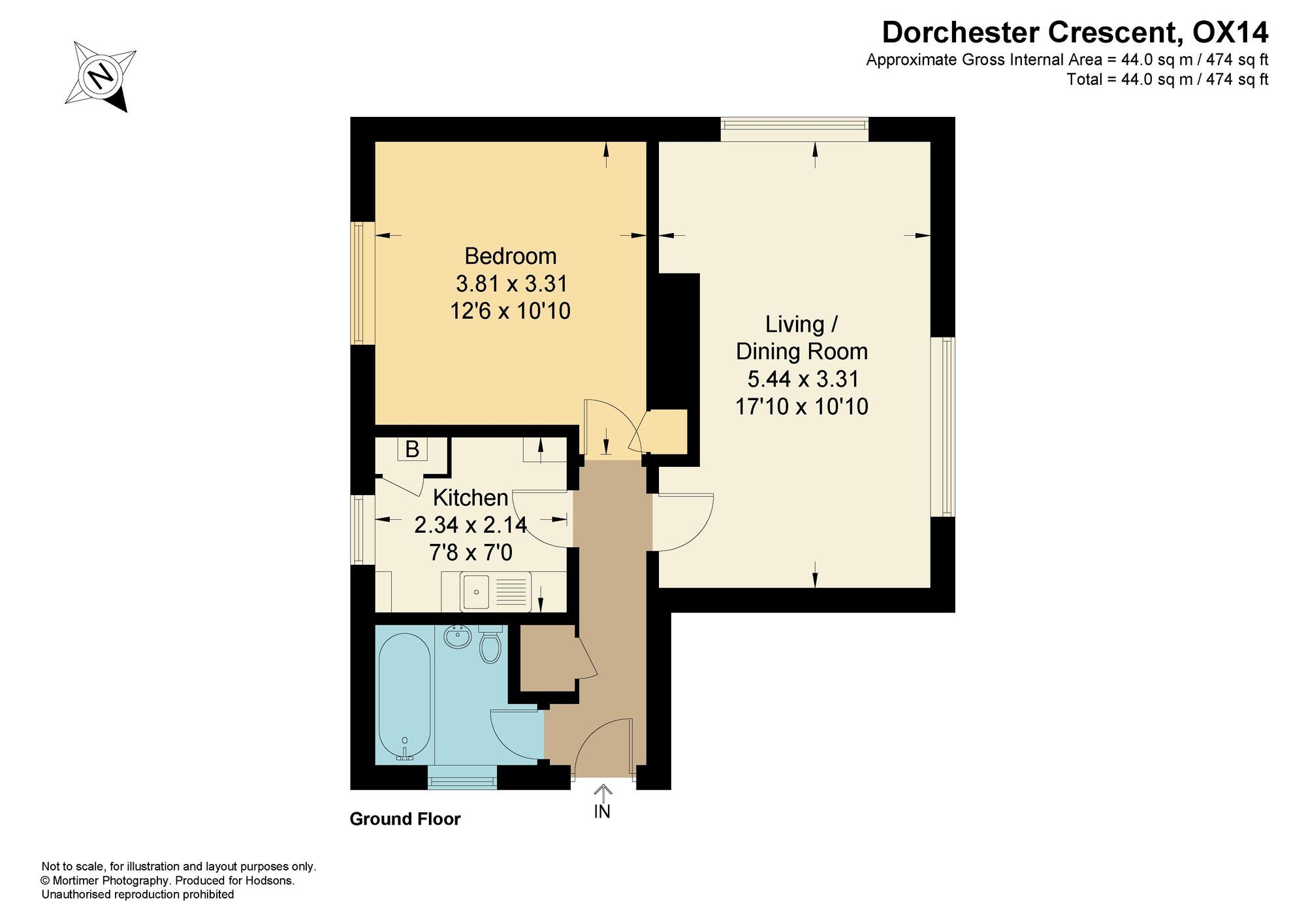 Flat 8 Dorchester Crescent, Abingdon, Abingdon floorplan