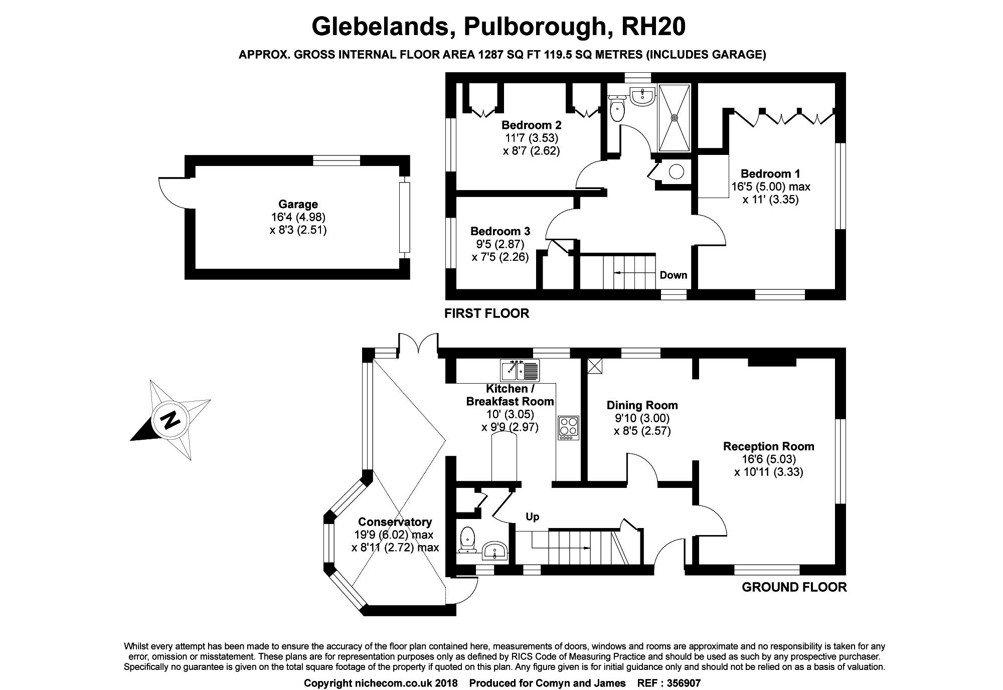 3 Bedrooms Detached house for sale in Glebelands, Pulborough RH20