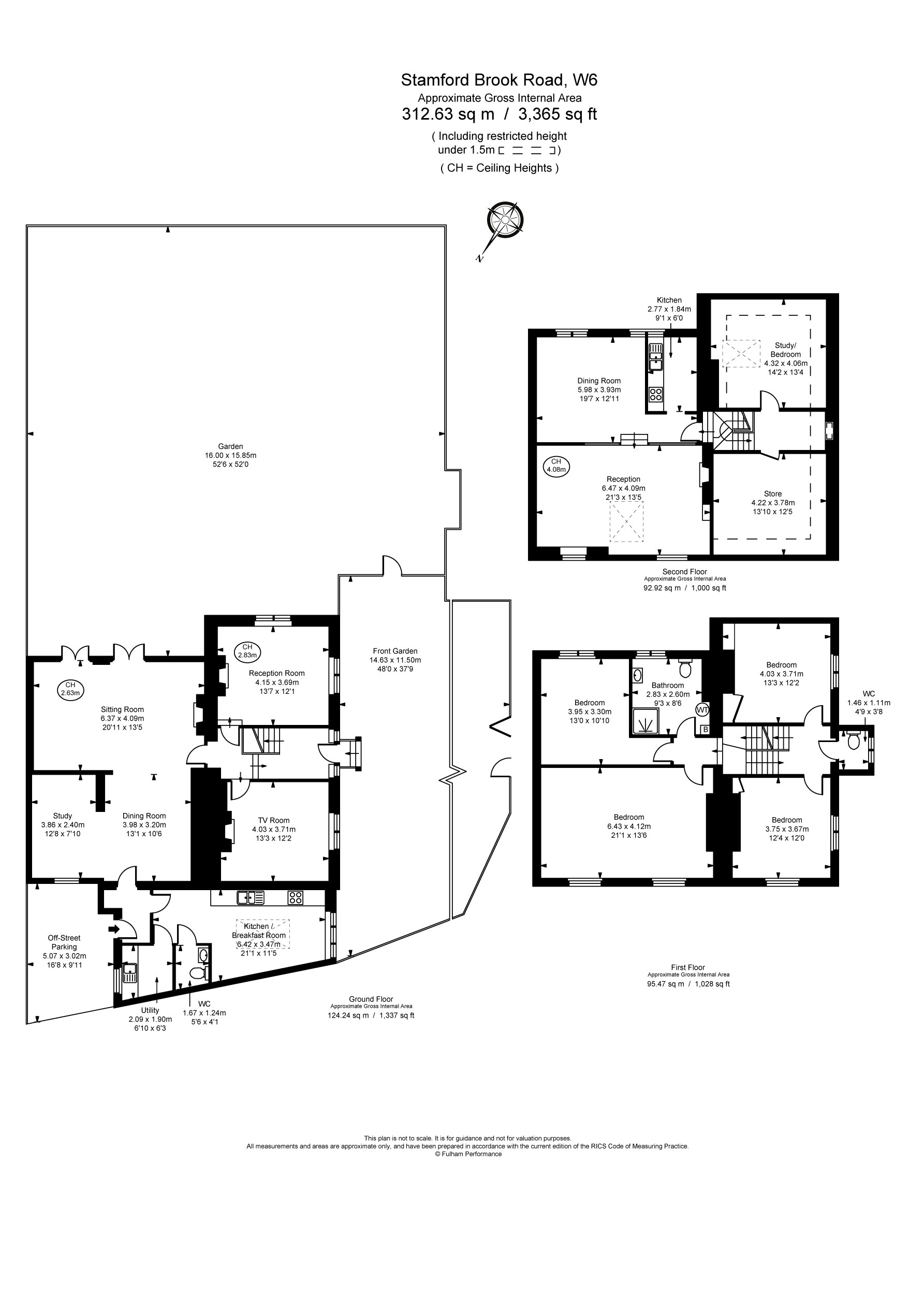 25, Stamford Brook Road, London floorplan