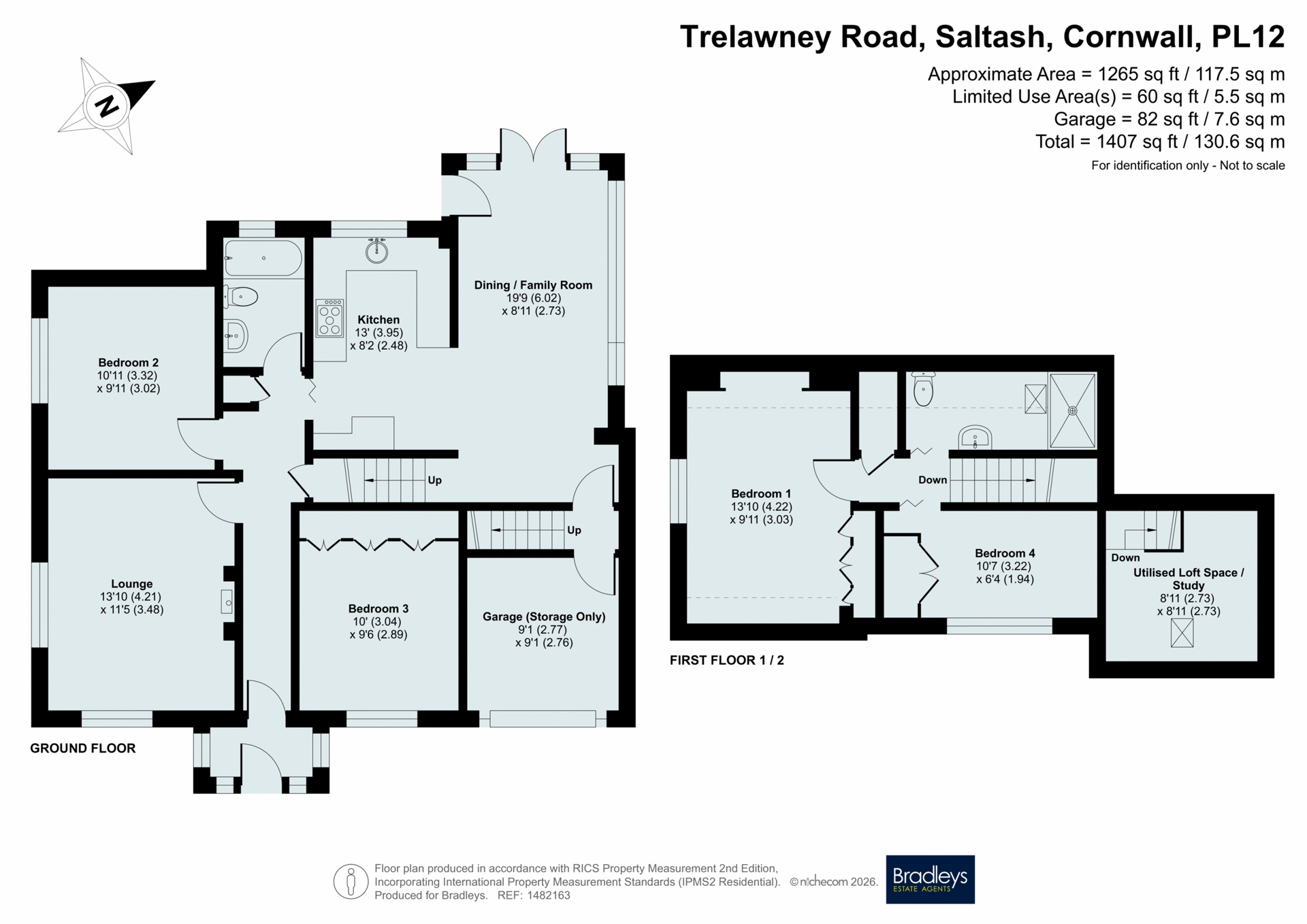 4 Trelawney Road, Saltash Cornwall, Cornwall floorplan