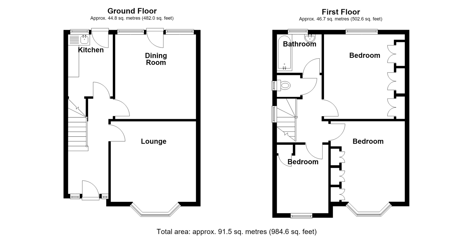 15, Pickwick Grove, Birmingham floorplan