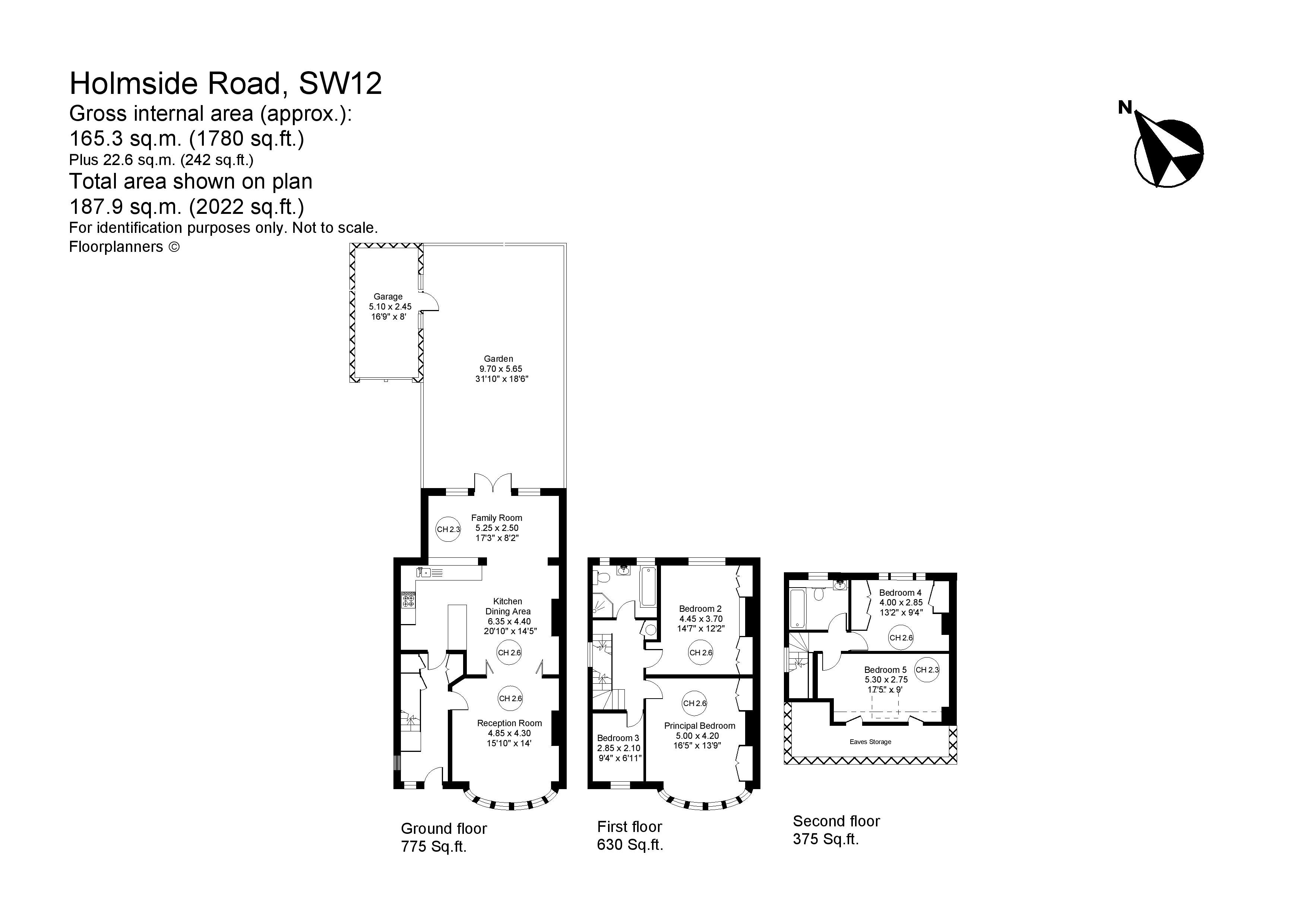 21, Holmside Road, London floorplan