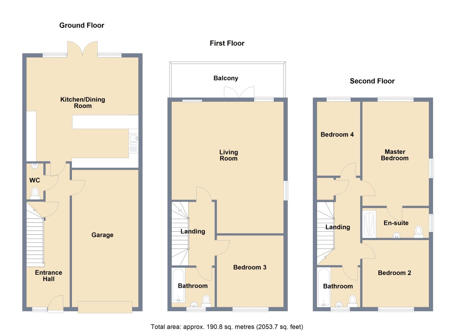 30, Westerly Way, St. Marys Island floorplan