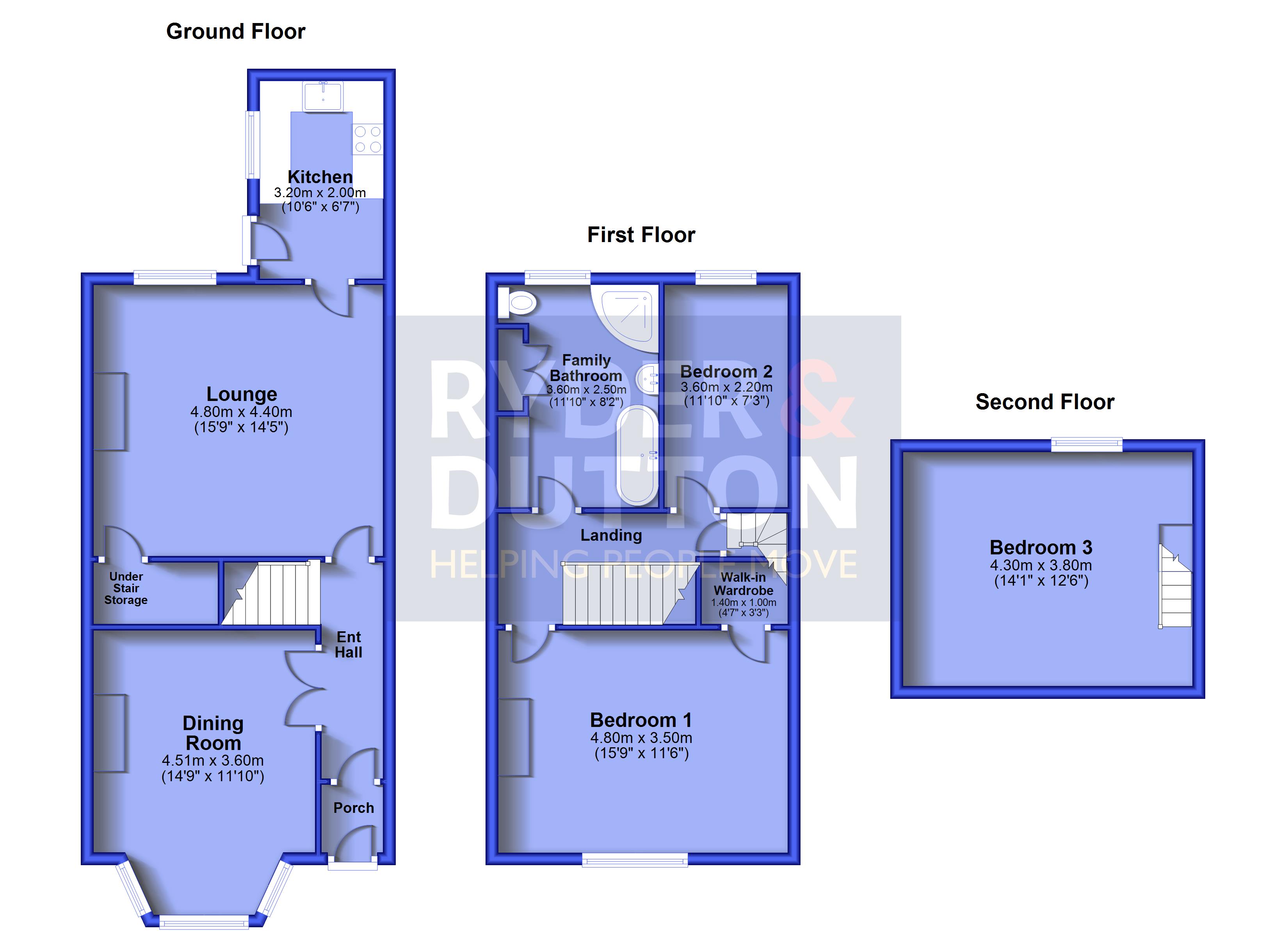 251, Blackburn Road, Rossendale floorplan