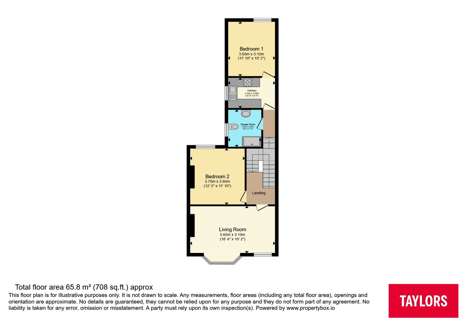 Flat 2, 87, Risca Road, Newport floorplan