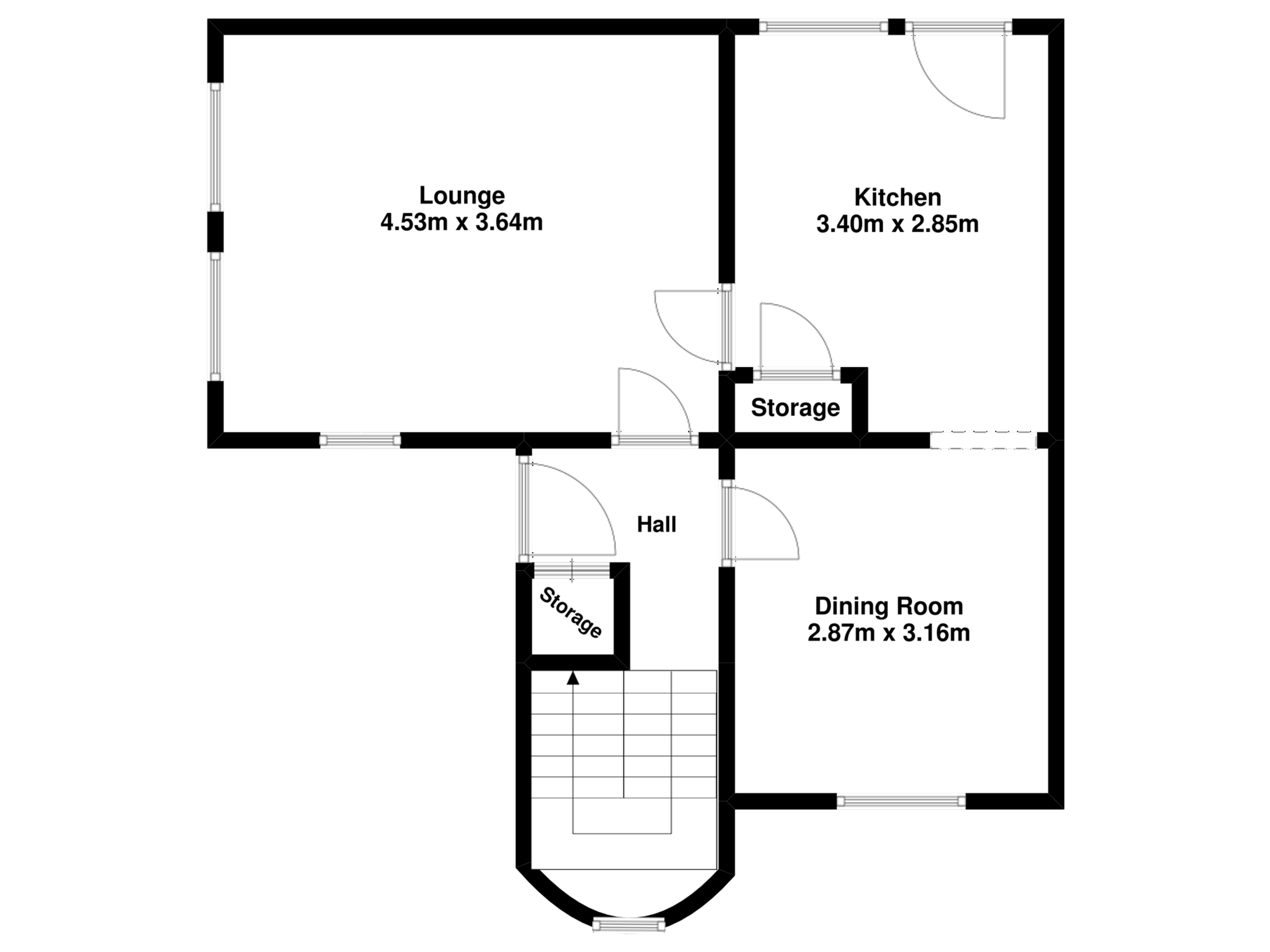 3 Bedrooms End terrace house for sale in Braehead, Lochwinnoch PA12