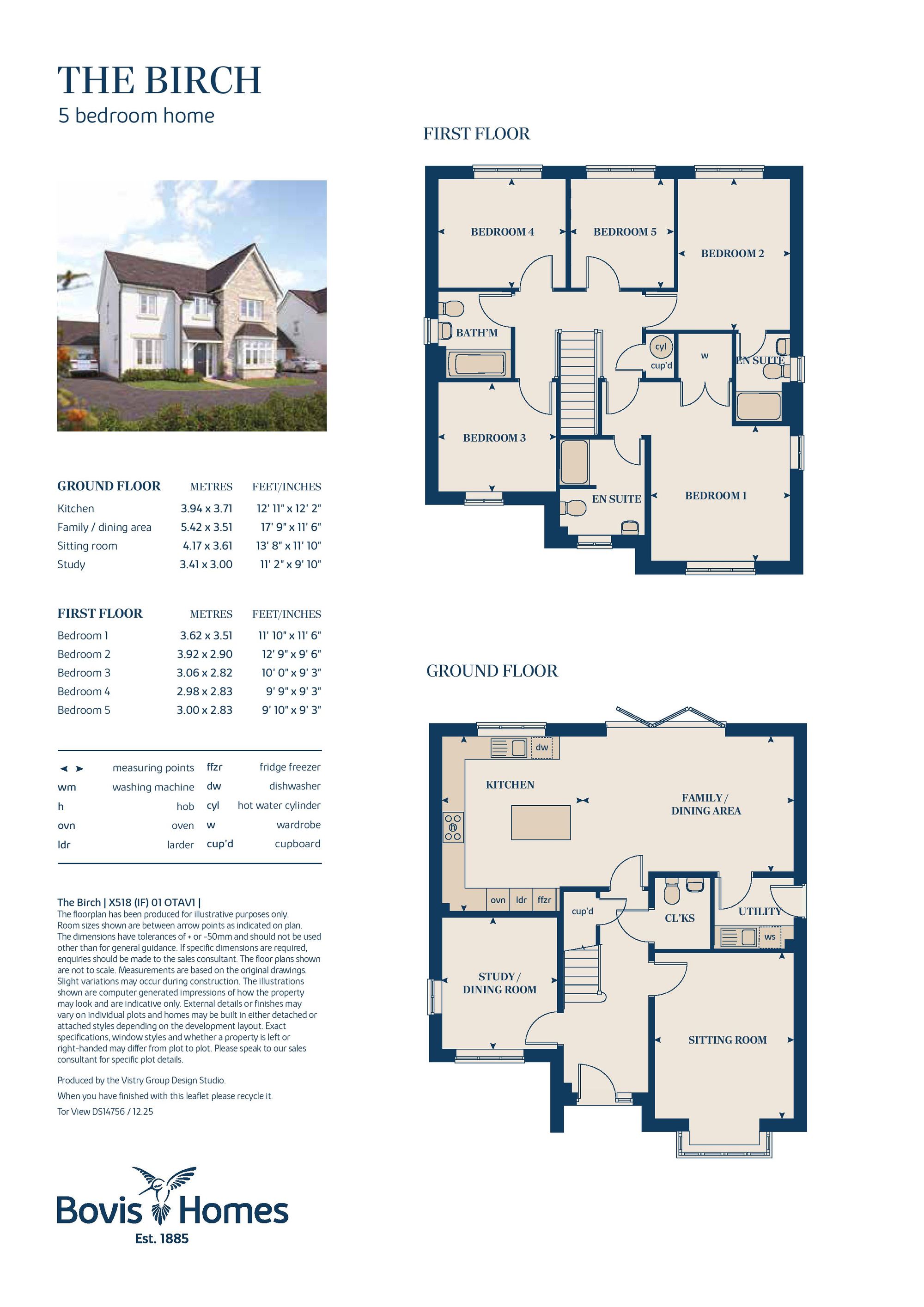 The Birch, Tor View, Tavistock floorplan