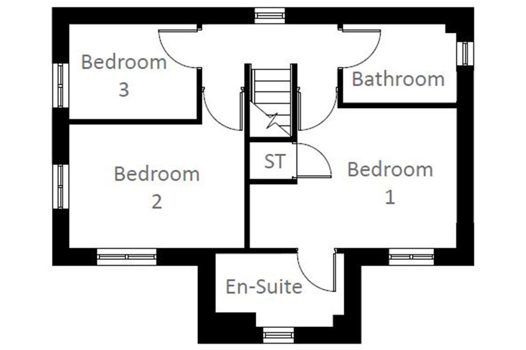 New home, 3 bed property for sale in "The Windsor" at "The Windsor" At
