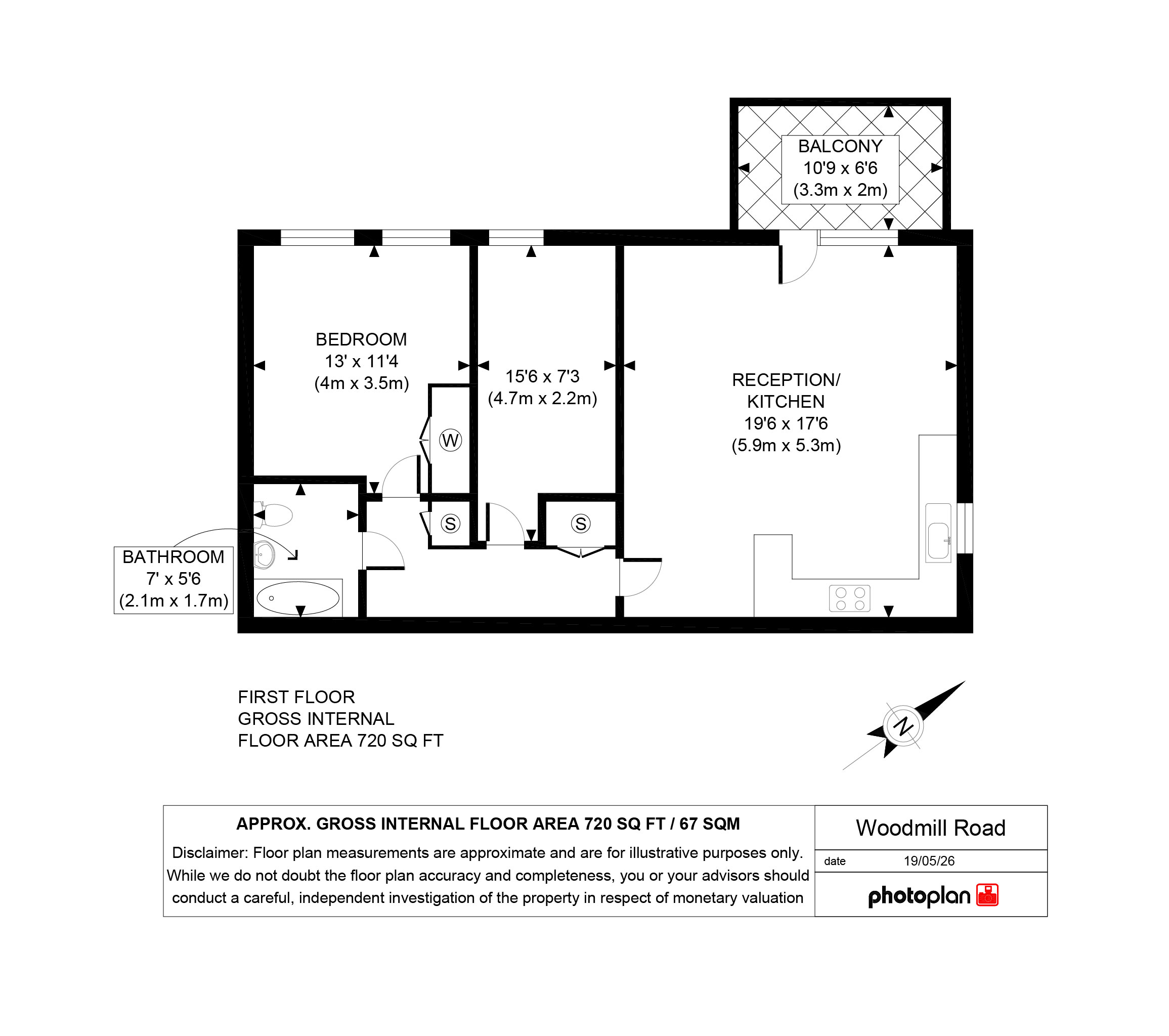 Woodmill Road, London floorplan