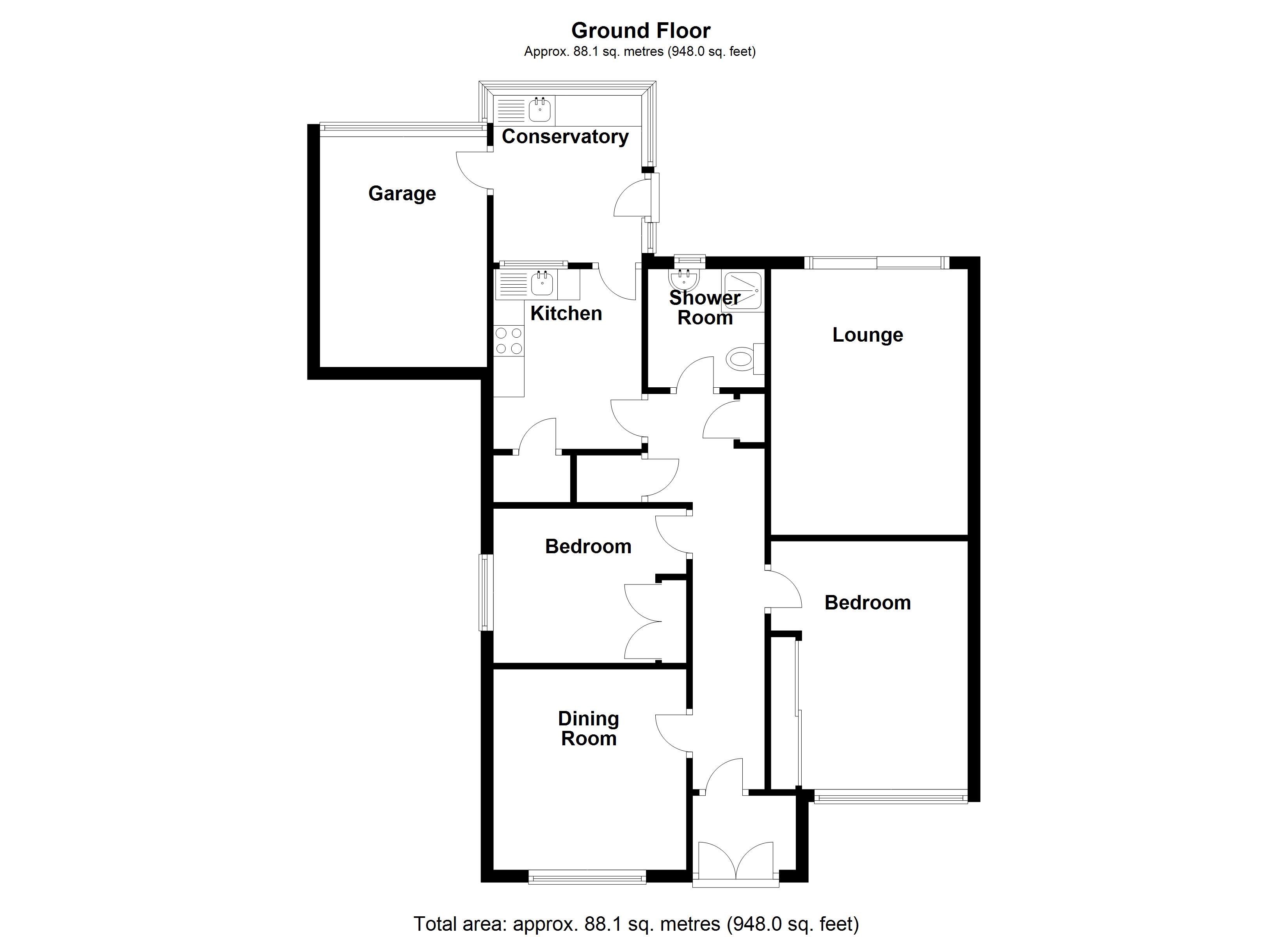 Berkswell Close, Solihull B91, 3 bedroom semidetached bungalow for