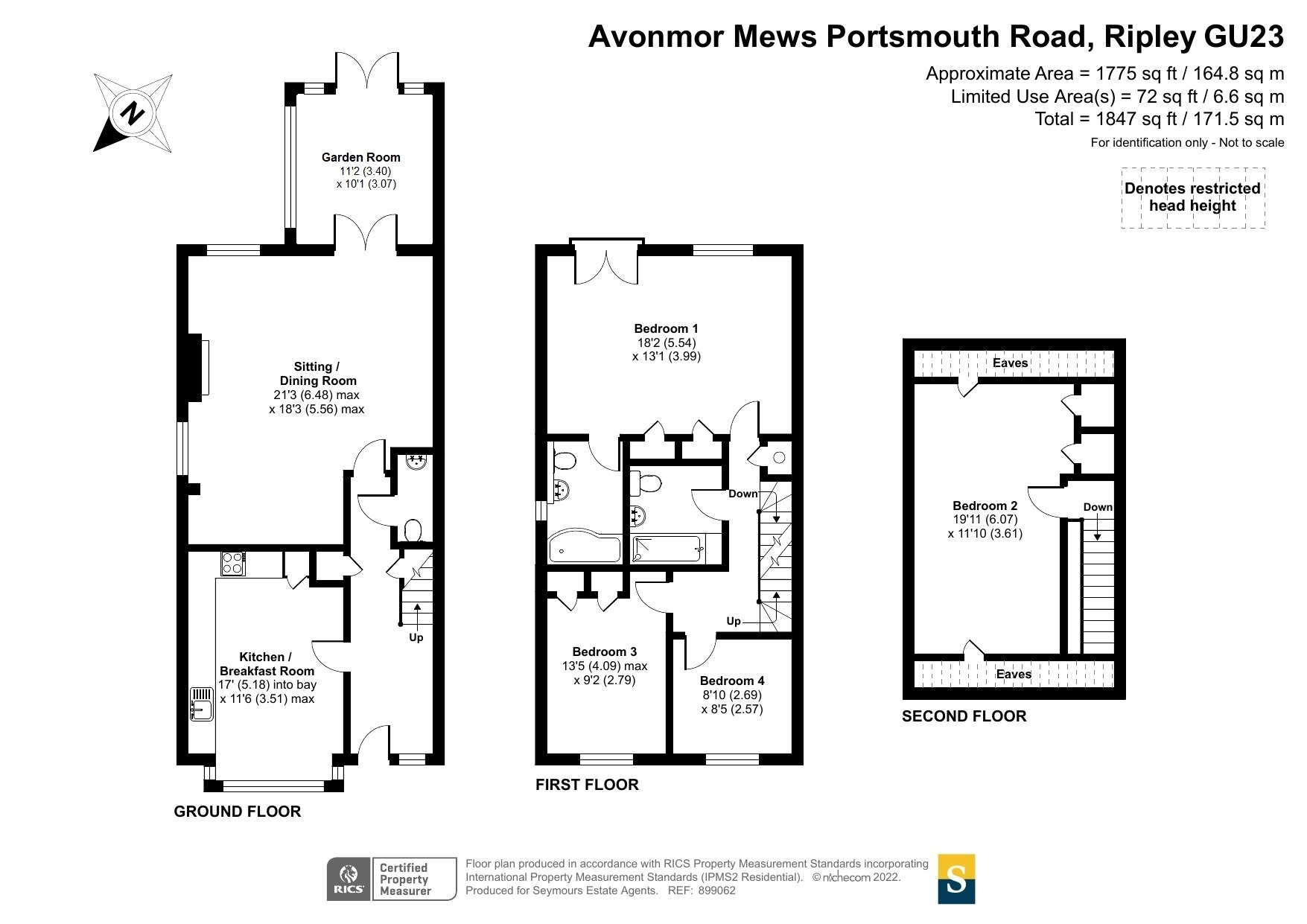 8 Avonmor Mews,, Portsmouth Road, Surrey floorplan